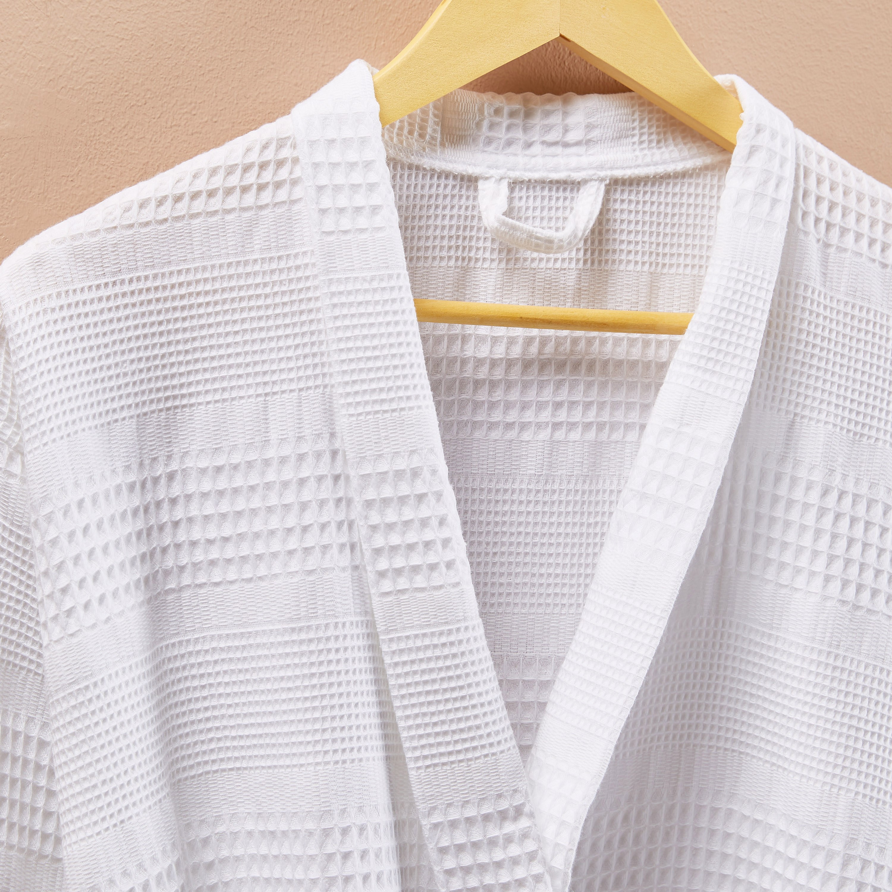 Infinity Textured Bathrobe with Tie Up-household-bathandlaundry-bathlinen-bathrobesandslippers-bathrobes-image-3