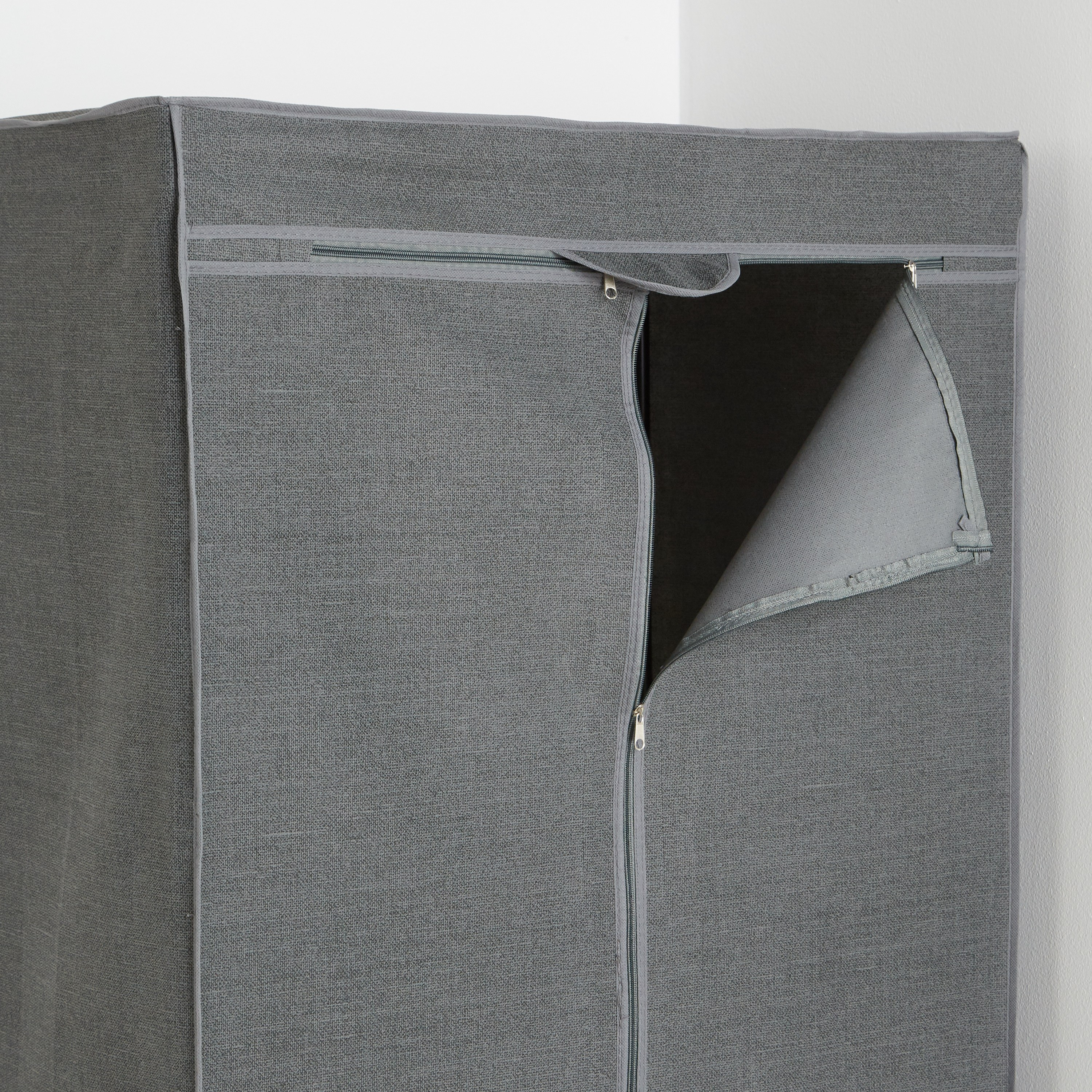 Romana Portable Wardrobe with Zip Closure-household-storage-storagesolutions-drawercabinets-image-3