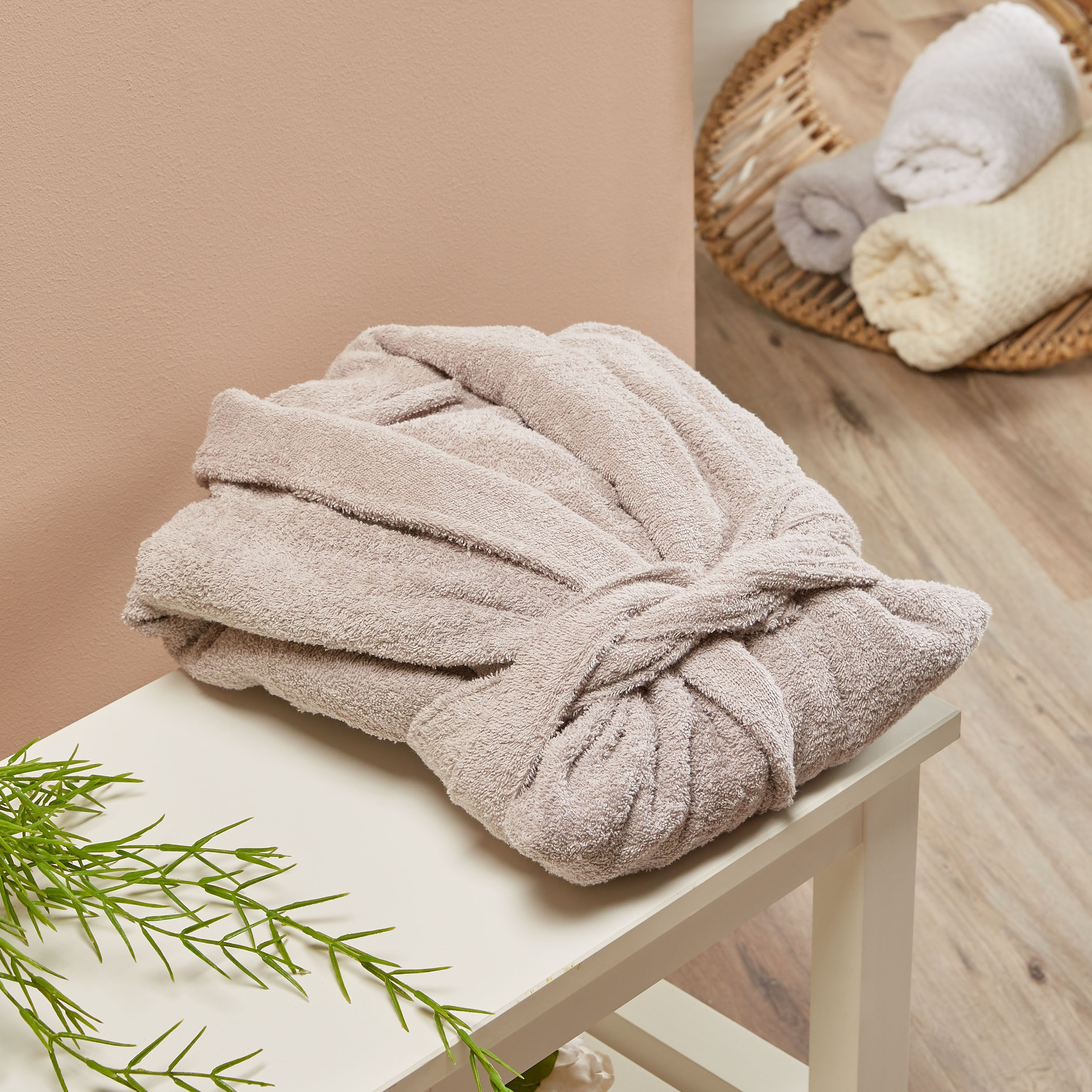 Ashley Pocket Detail Bathrobe-household-bathandlaundry-bathlinen-bathrobesandslippers-bathrobes-image-2