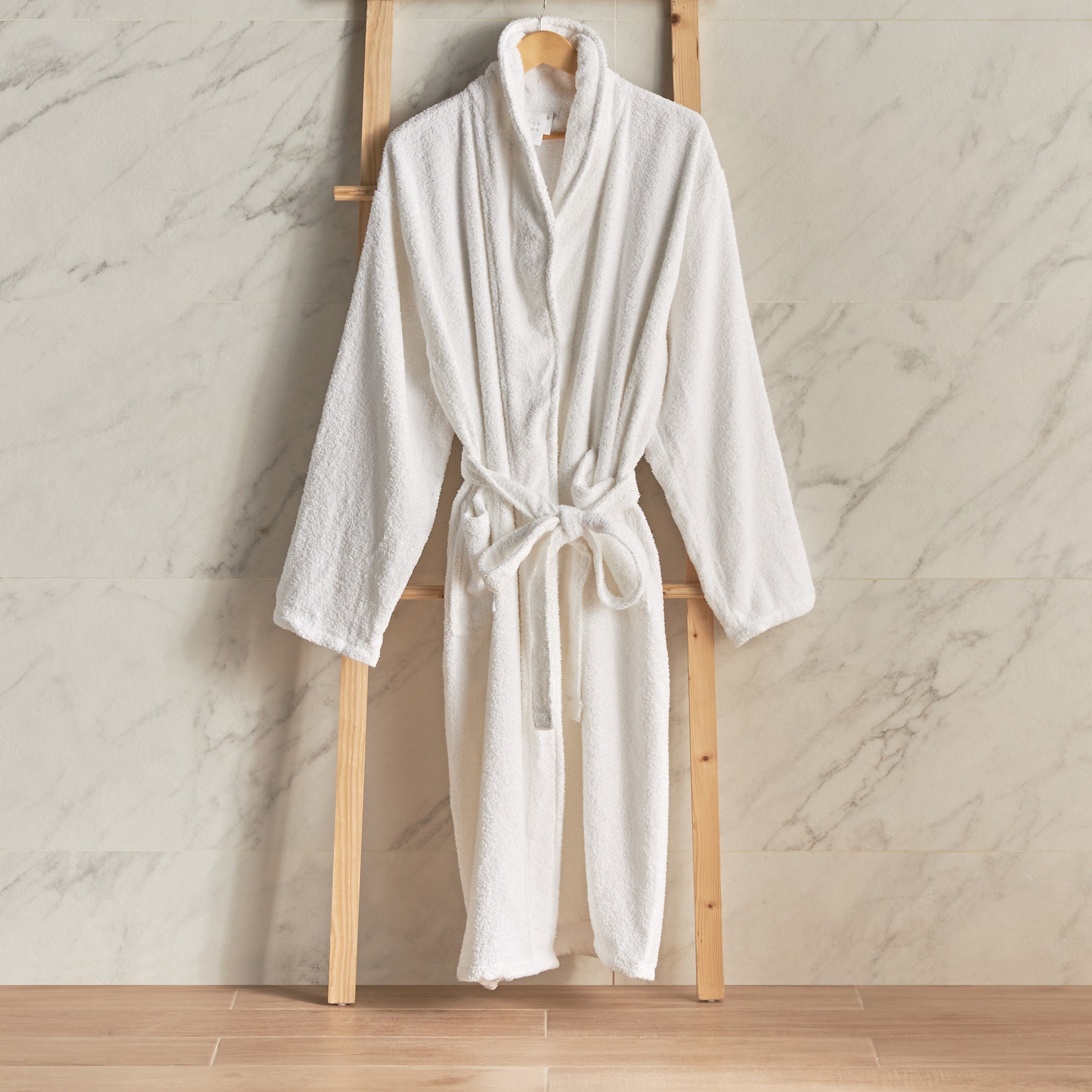 Ashley Pocket Detail Bathrobe-household-bathandlaundry-bathlinen-bathrobesandslippers-bathrobes-image-1