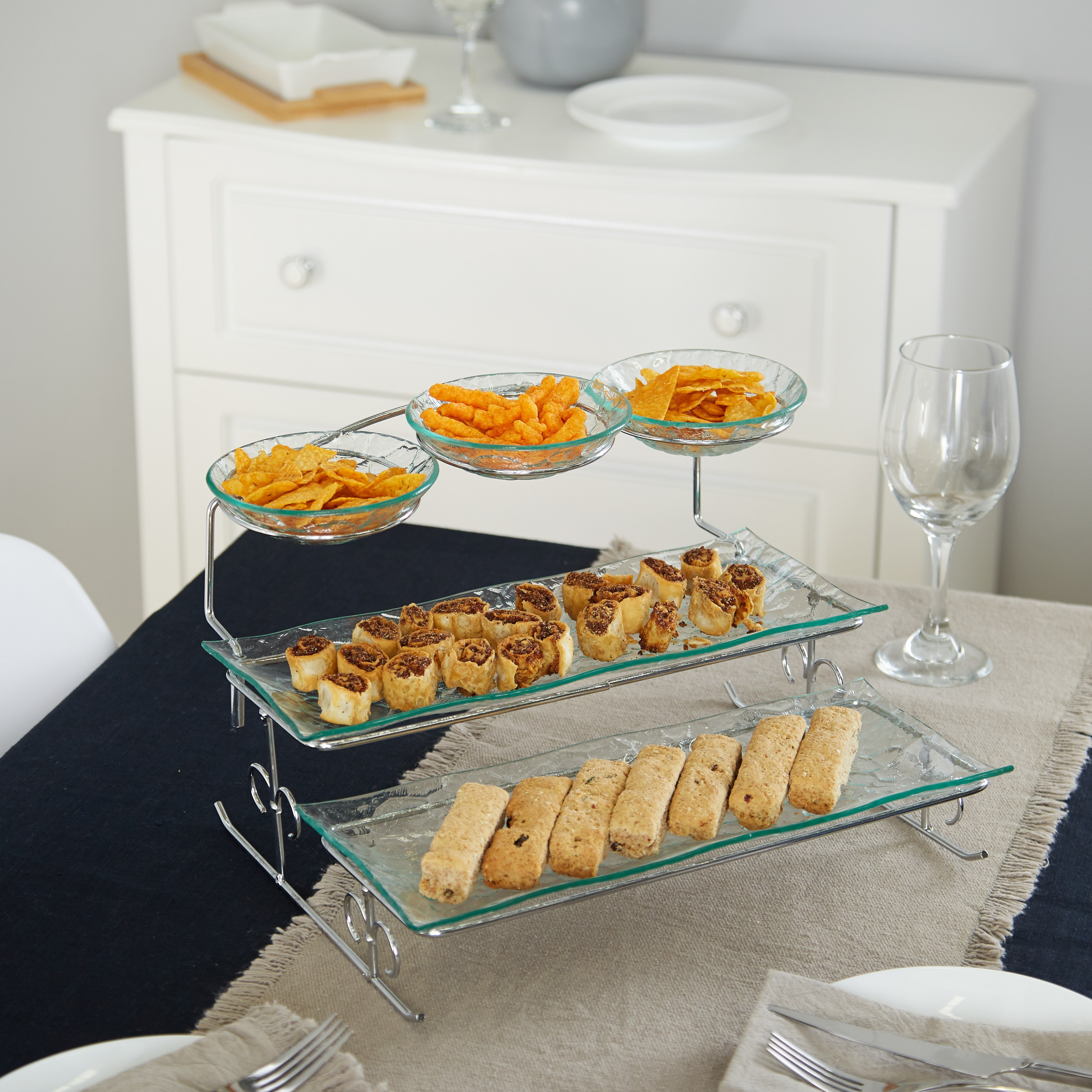 3 tier serving platters sale