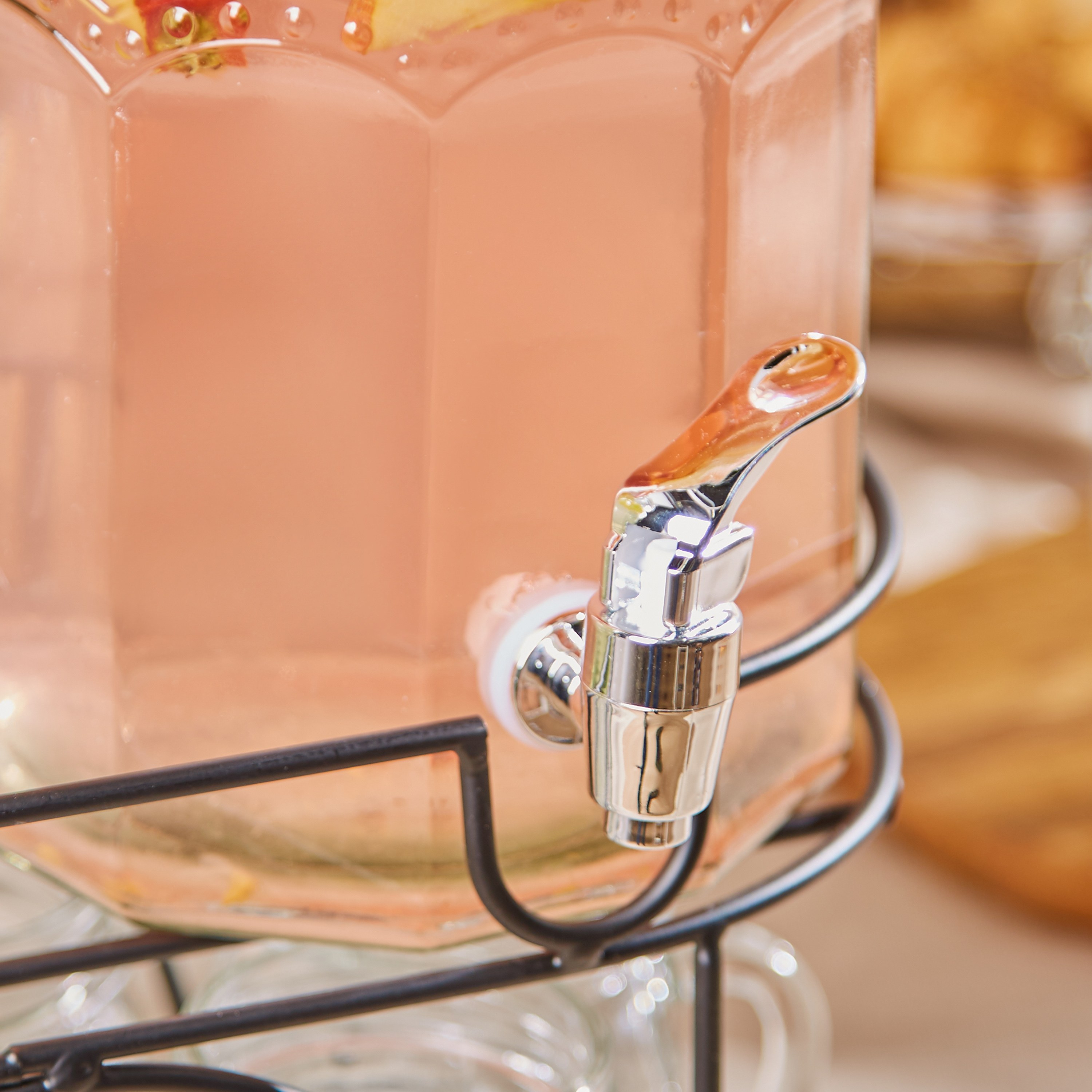 La Granee 9-Piece Glass Juice Barrel Set-household-dining-drinkserveware-dispensers-image-4