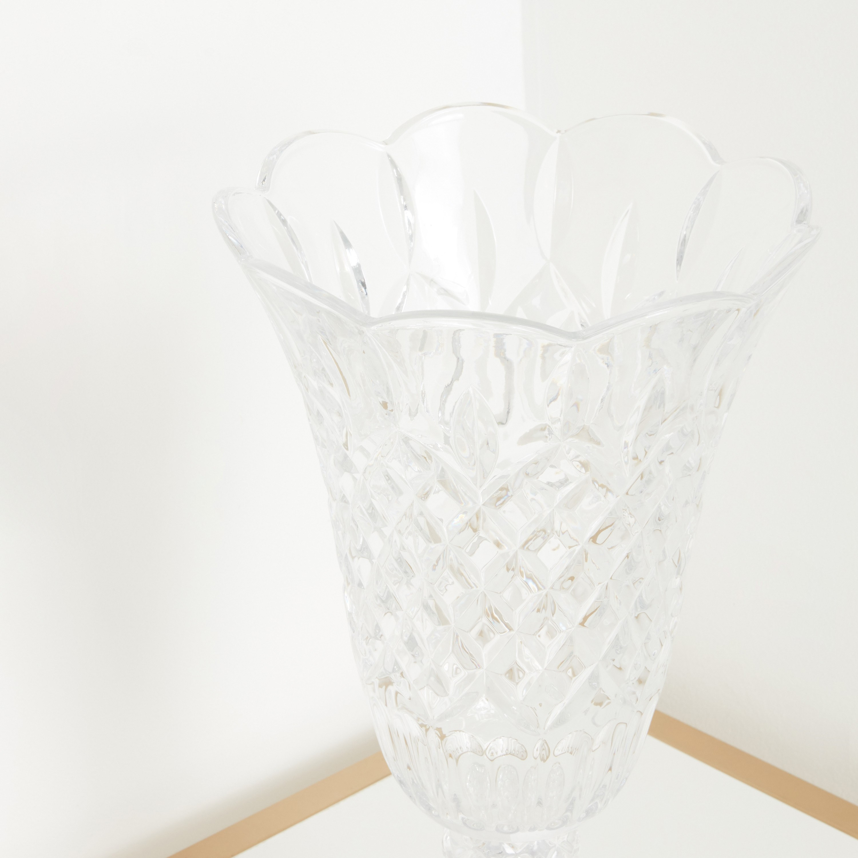 Dorun Clear Glass Decorative Stem Vase-household-decor-vasesandbowls-image-3