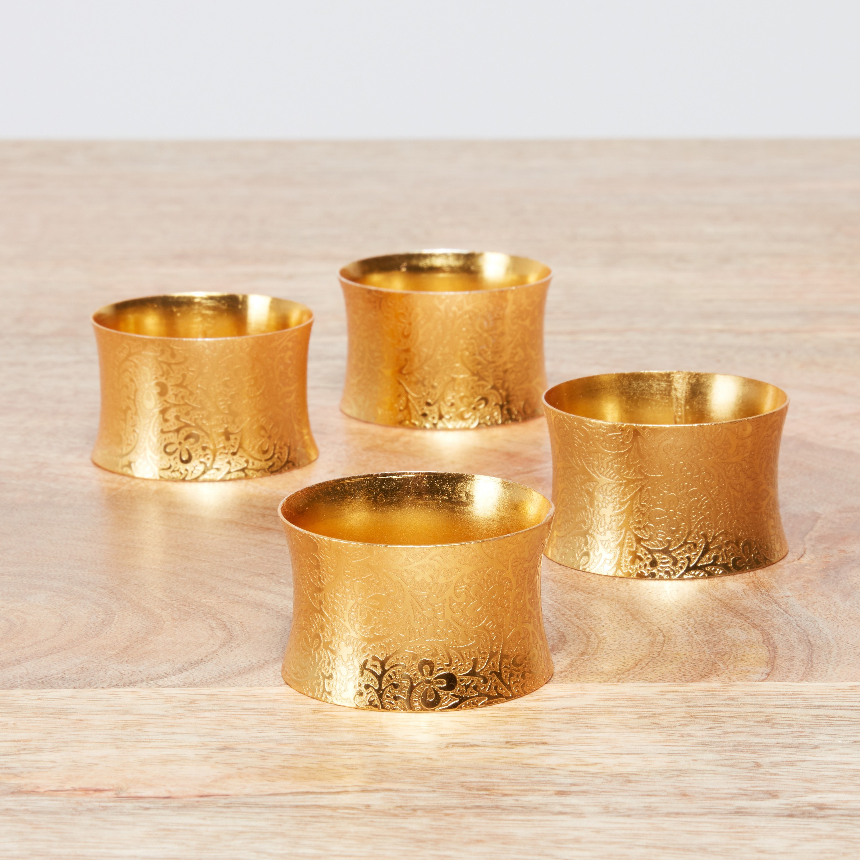 Monosuzani Floral Patterned Napkin Ring - Set of 4-household-dining-tablelinen-napkinsandaccessories-image-3