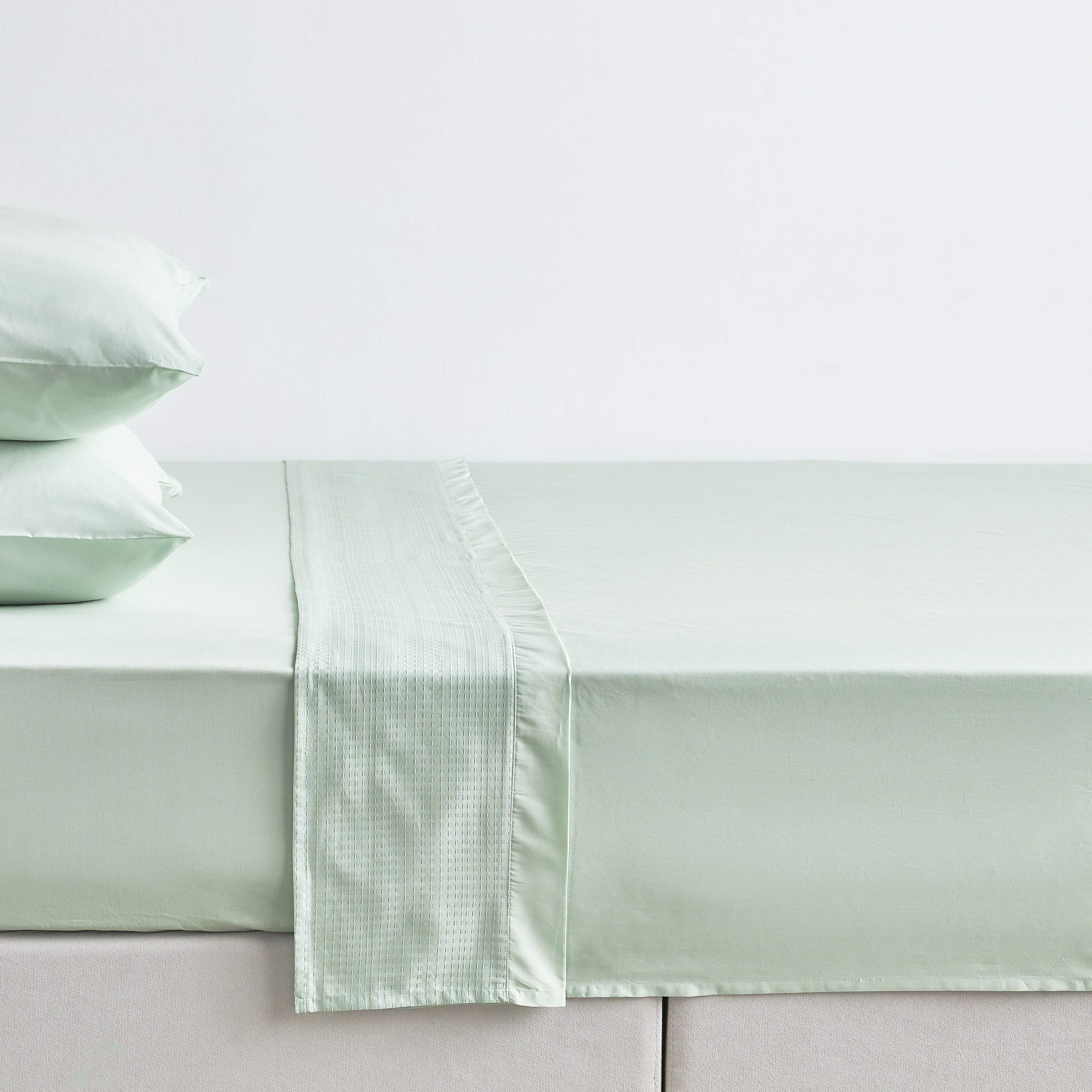 Eternity Cotton Percale 325 Thread Count Super King Flat Sheet - 260x270 cm-household-bedding-sheetsandpillowcases-flatsheets-image-1