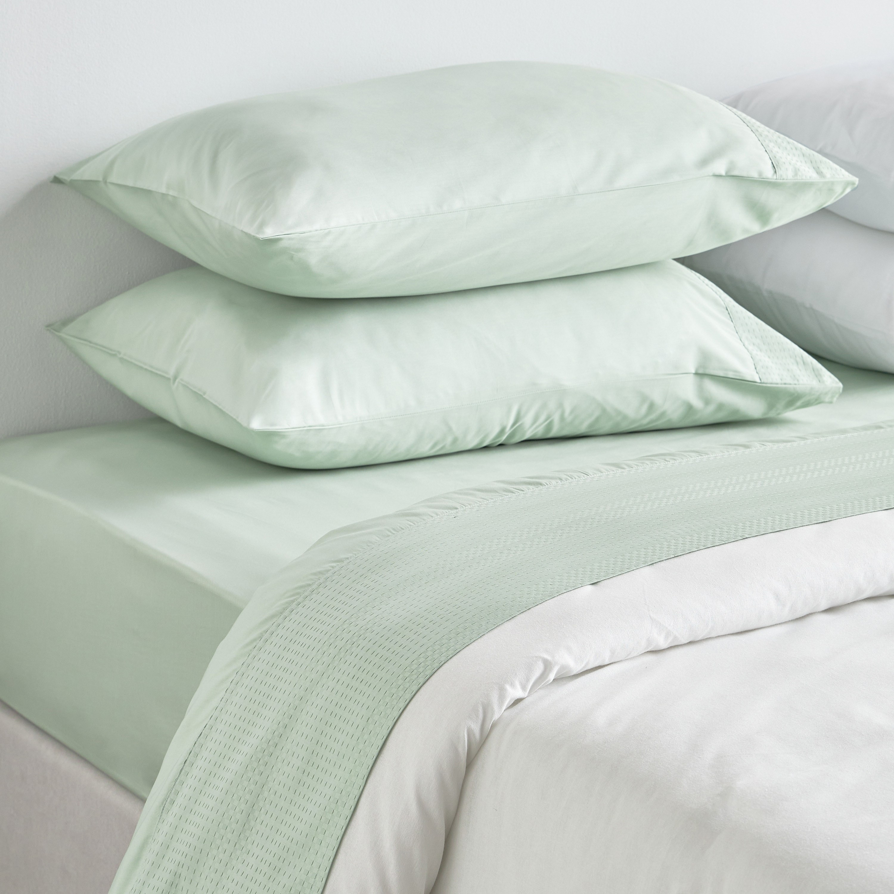 Eternity Cotton Percale 325 Thread Count Super King Flat Sheet - 260x270 cm-household-bedding-sheetsandpillowcases-flatsheets-image-4