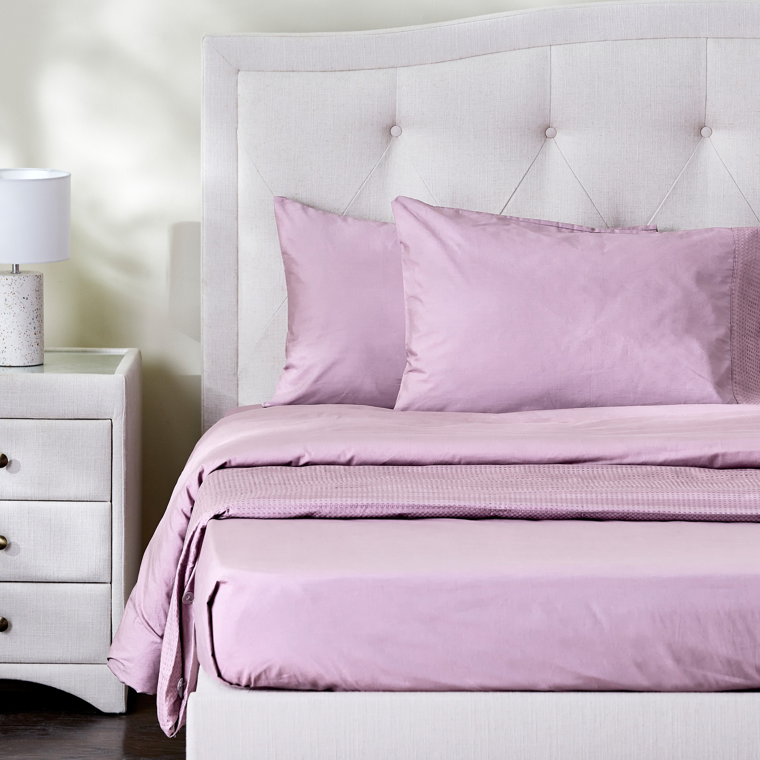 طقم غطاء لحاف مقاس كامل 3 قطع عدد خيوط 325 قطن بركال - إيترنيتي - 160x200 سم-household-bedding-duvetandcovers-duvetcovers-image-6