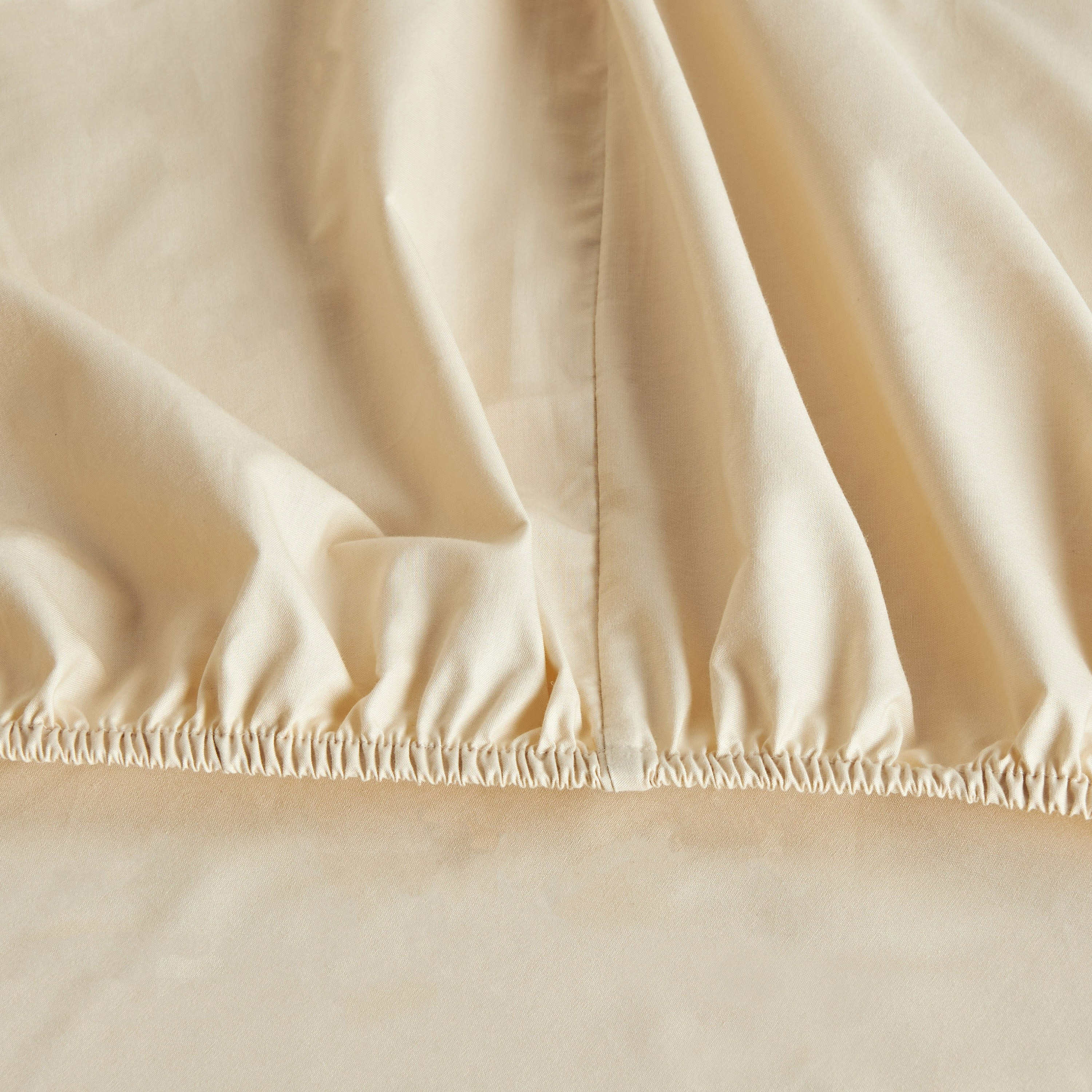 Eternity Cotton Percale 325 Thread Count Full Fitted Sheet - 120x200 cm-household-bedding-sheetsandpillowcases-fittedsheets-image-2