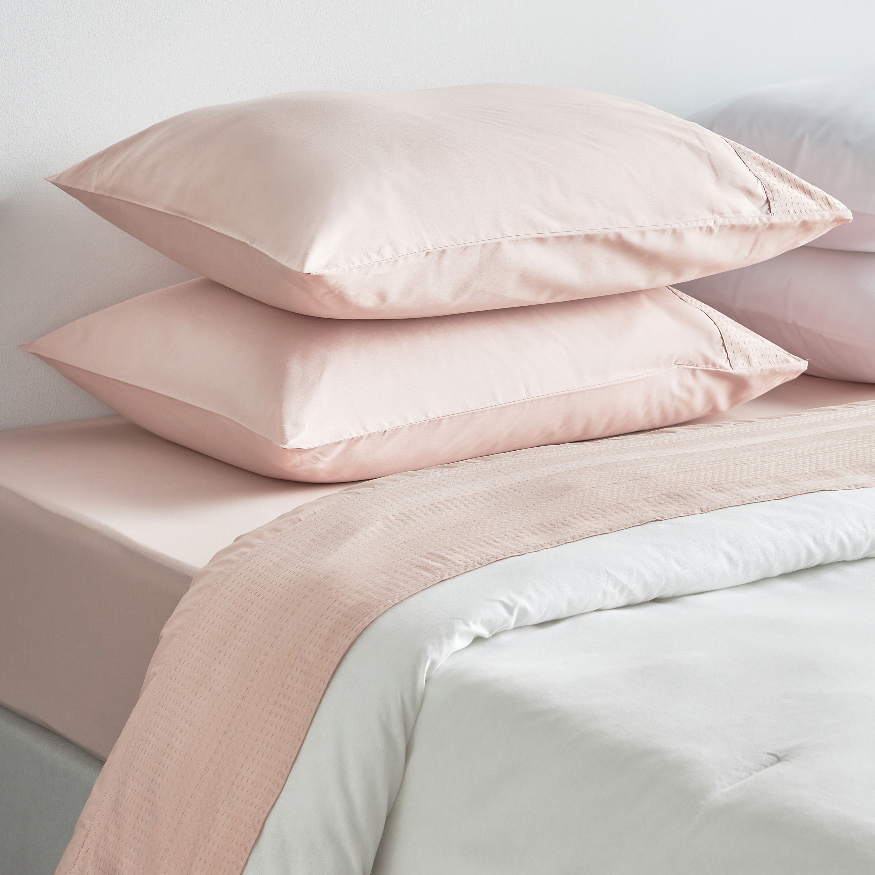 Eternity Cotton Percale 325 Thread Count Single Fitted Sheet - 90x200 cm-household-bedding-sheetsandpillowcases-fittedsheets-image-4