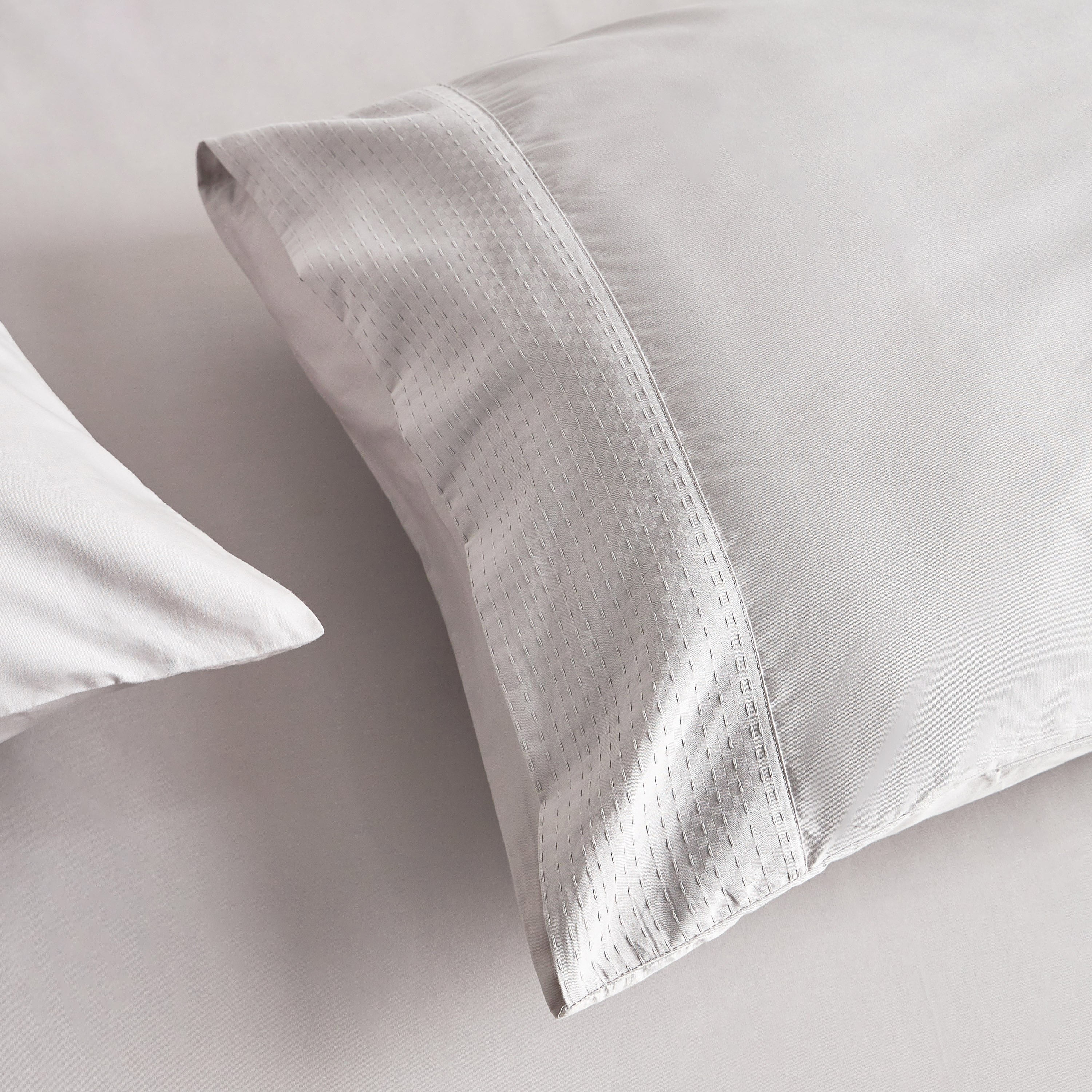 Eternity Cotton Percale 325 Thread Count 2-Piece King Pillowcase Set - 50x90 cm-household-bedding-sheetsandpillowcases-pillowcases-image-3