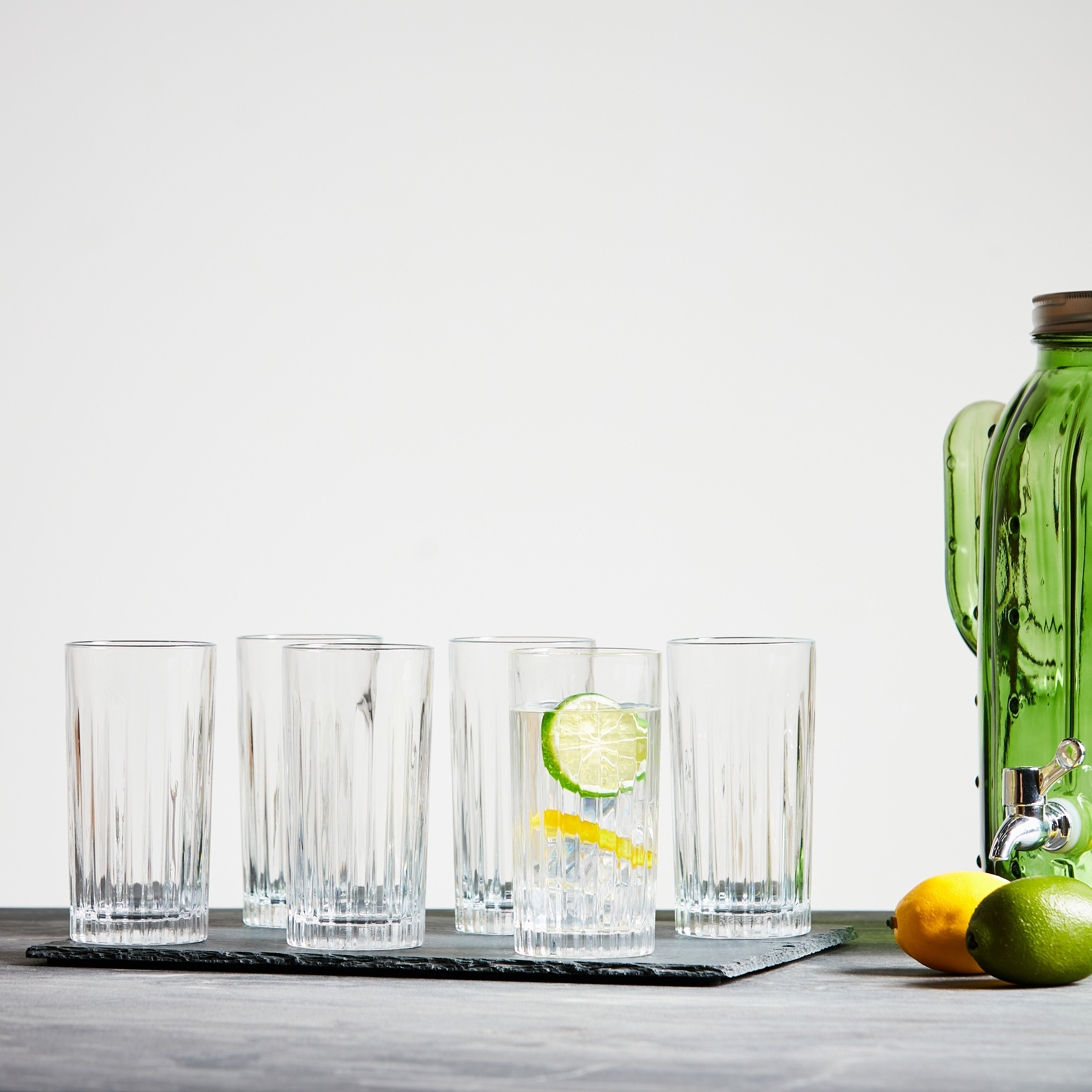 Timeless 6-Piece Hiball Tumbler Set - 440 ml-household-dining-glassware-drinkingglasses-image-1