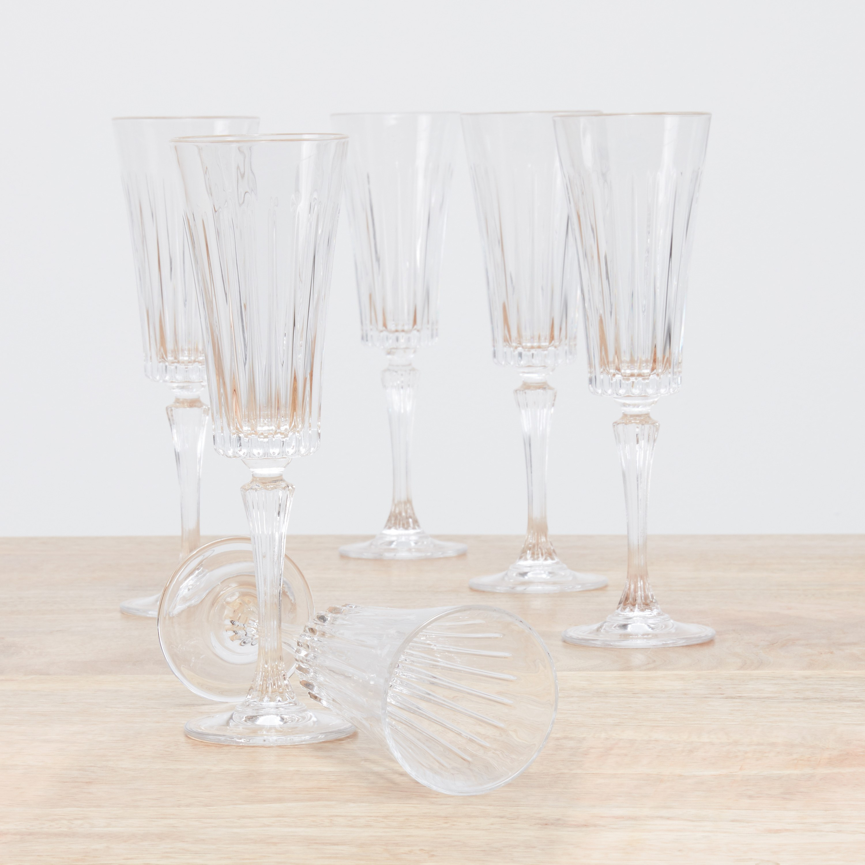 Timeless Flute Glasses 210 ml - Set of 6-household-dining-glassware-stemware-image-5