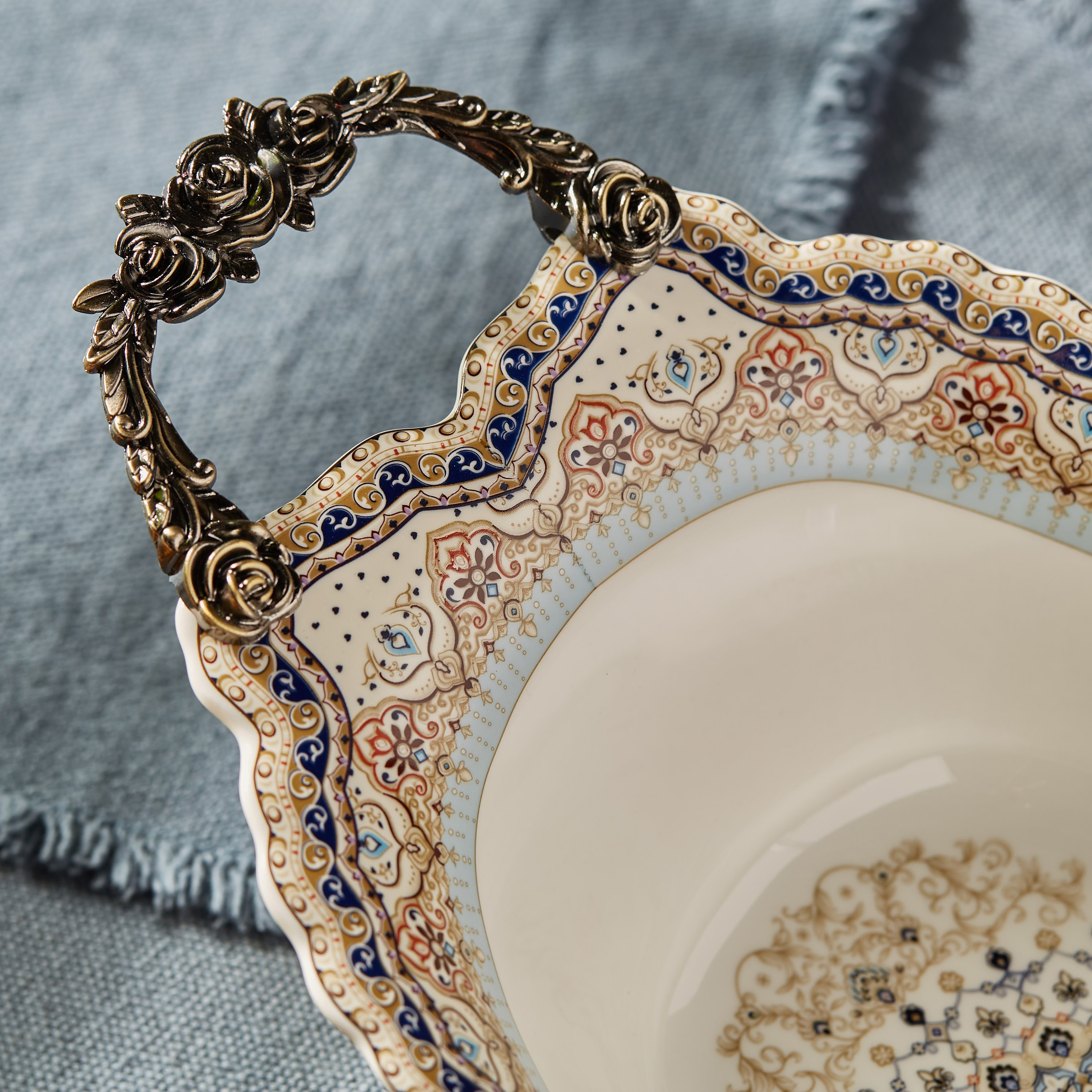 وعاء تقديم عميق بمقابض- دانيتا- 43x22 سم-household-dining-dinnerware-bowls-image-2