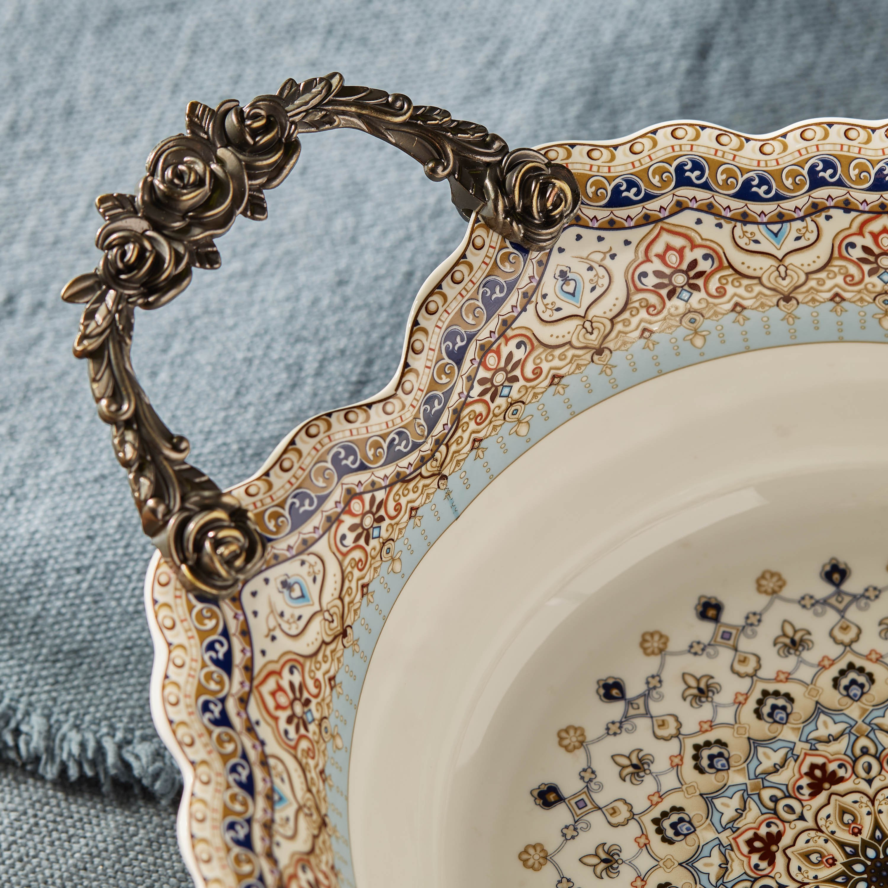 Danietta Deep Serving Bowl - 35x26 cm-household-dining-dinnerware-bowls-image-2
