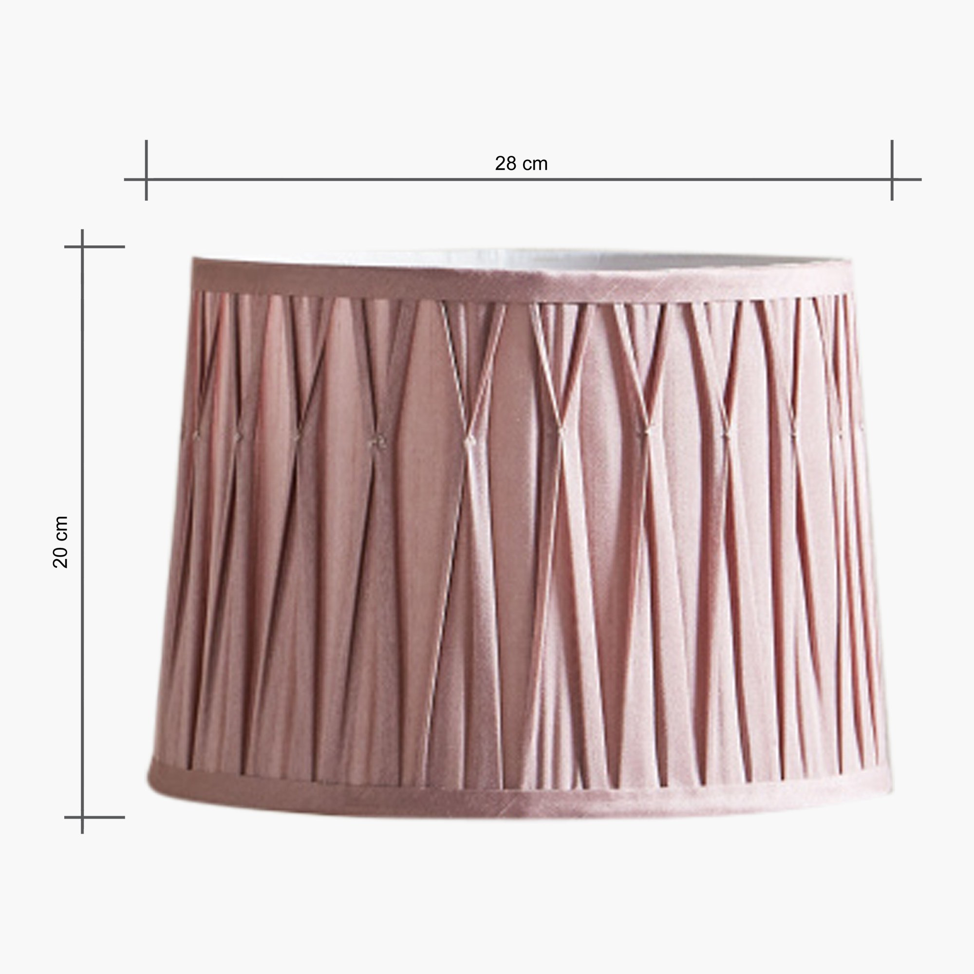 Pleated lamp shades for shop table lamps