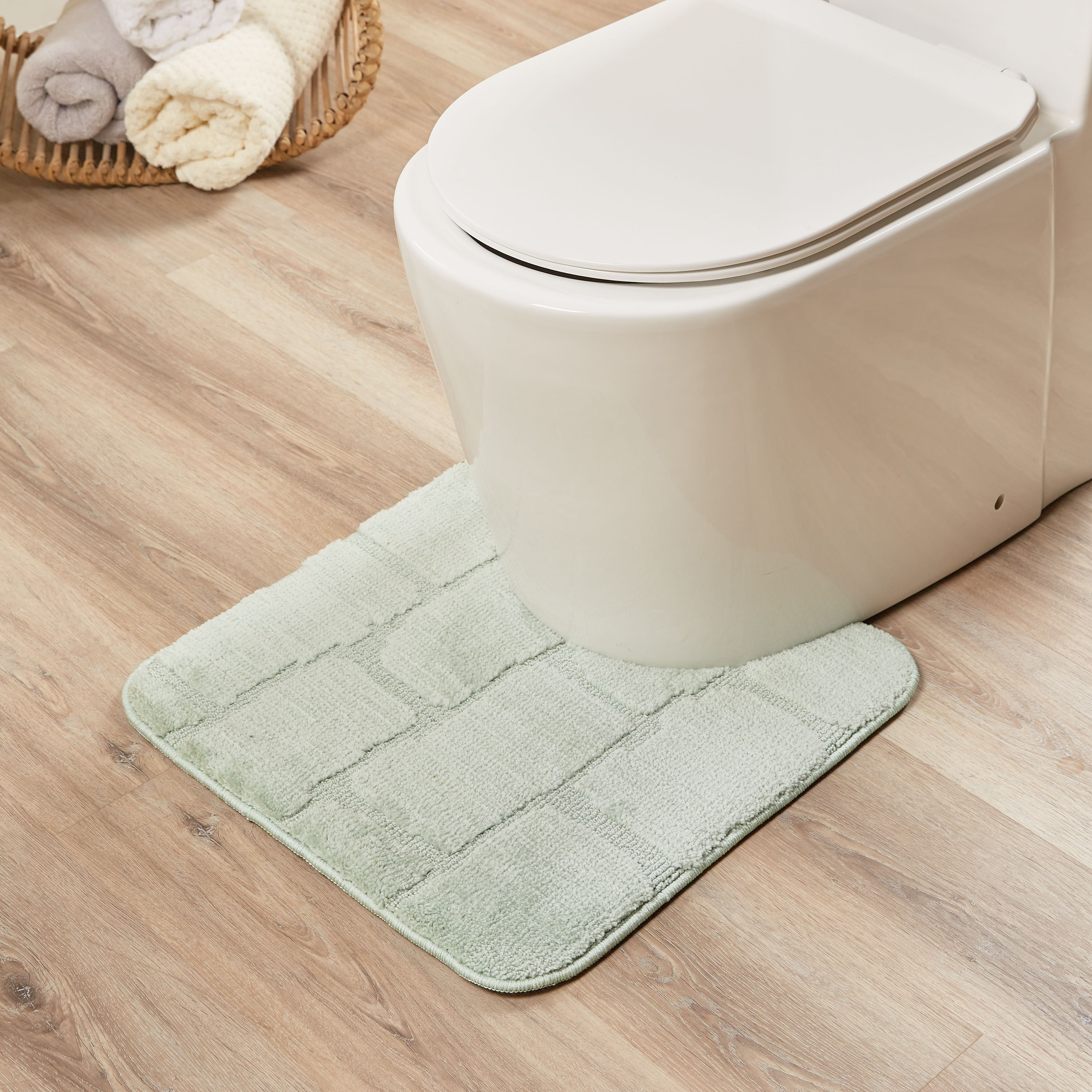 Bricks Memory Foam 2-Piece Bath Mat and Contour Set - 50x80 cm-household-bathandlaundry-bathlinen-bathmatsandtubmats-image-3