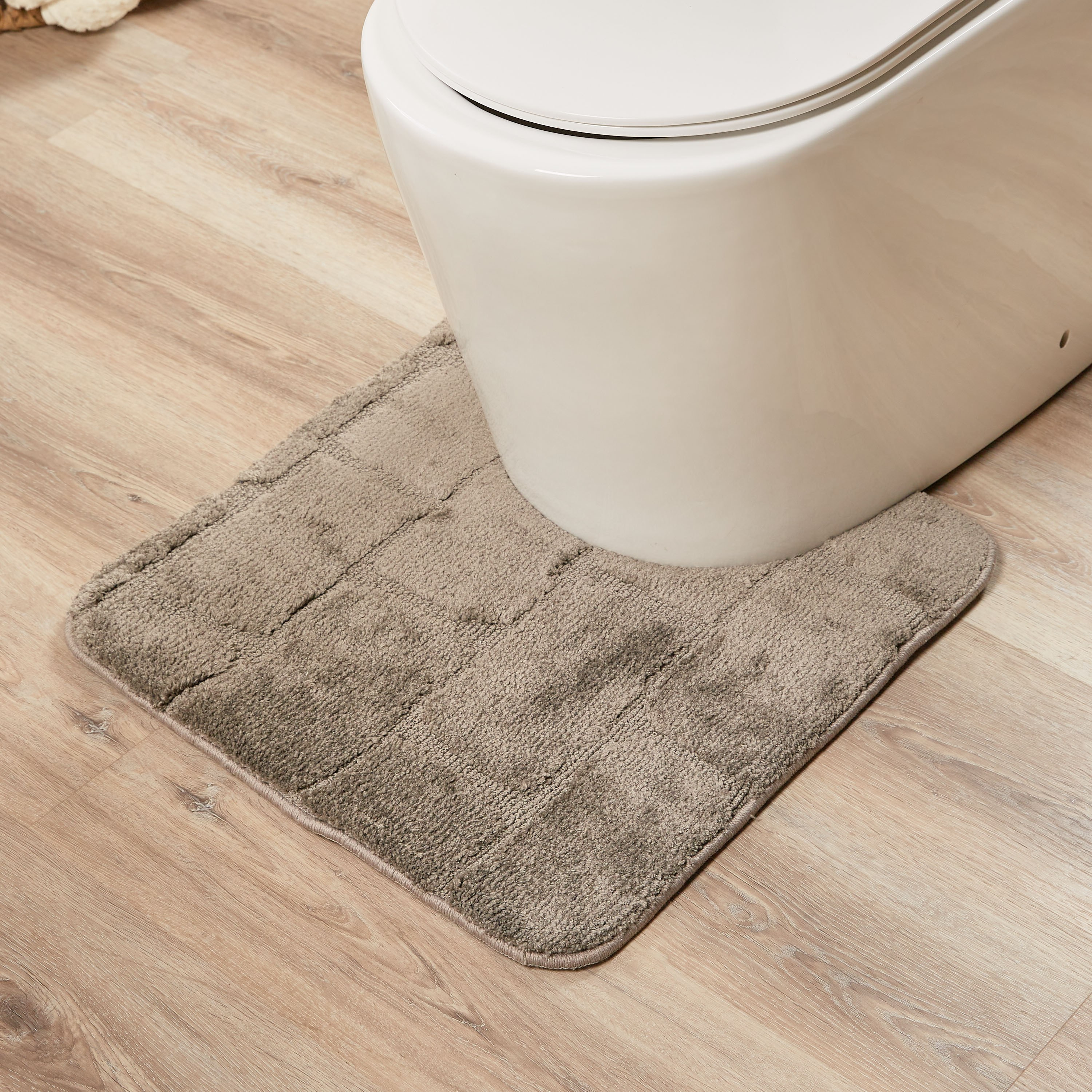 Bricks Memory Foam 2-Piece Bath Mat and Contour Set - 50x80 cm-household-bathandlaundry-bathlinen-bathmatsandtubmats-image-3