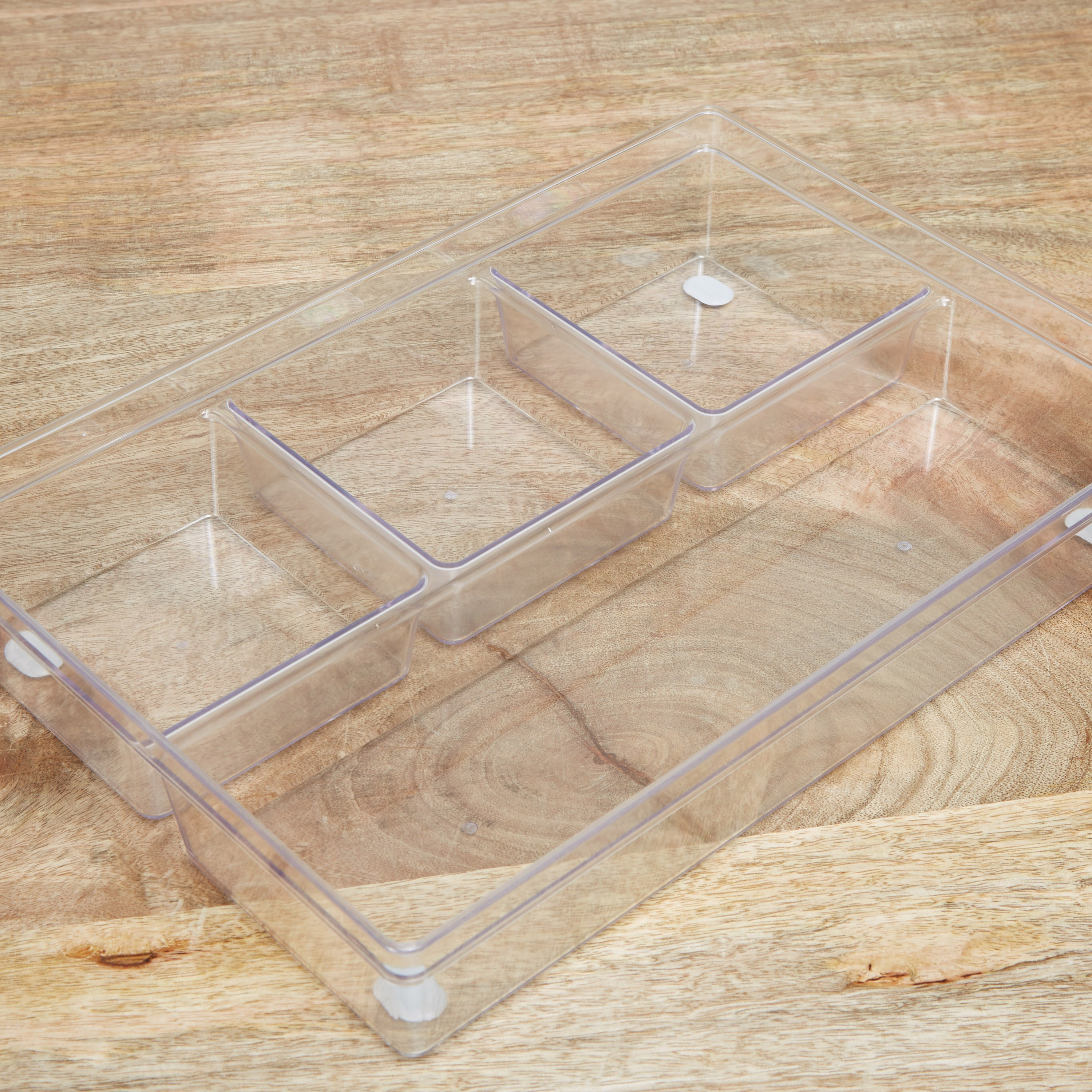 Fancy 4-sections Organiser - 6x33x23 cms-household-storage-storagesolutions-drawerorganizing-image-2
