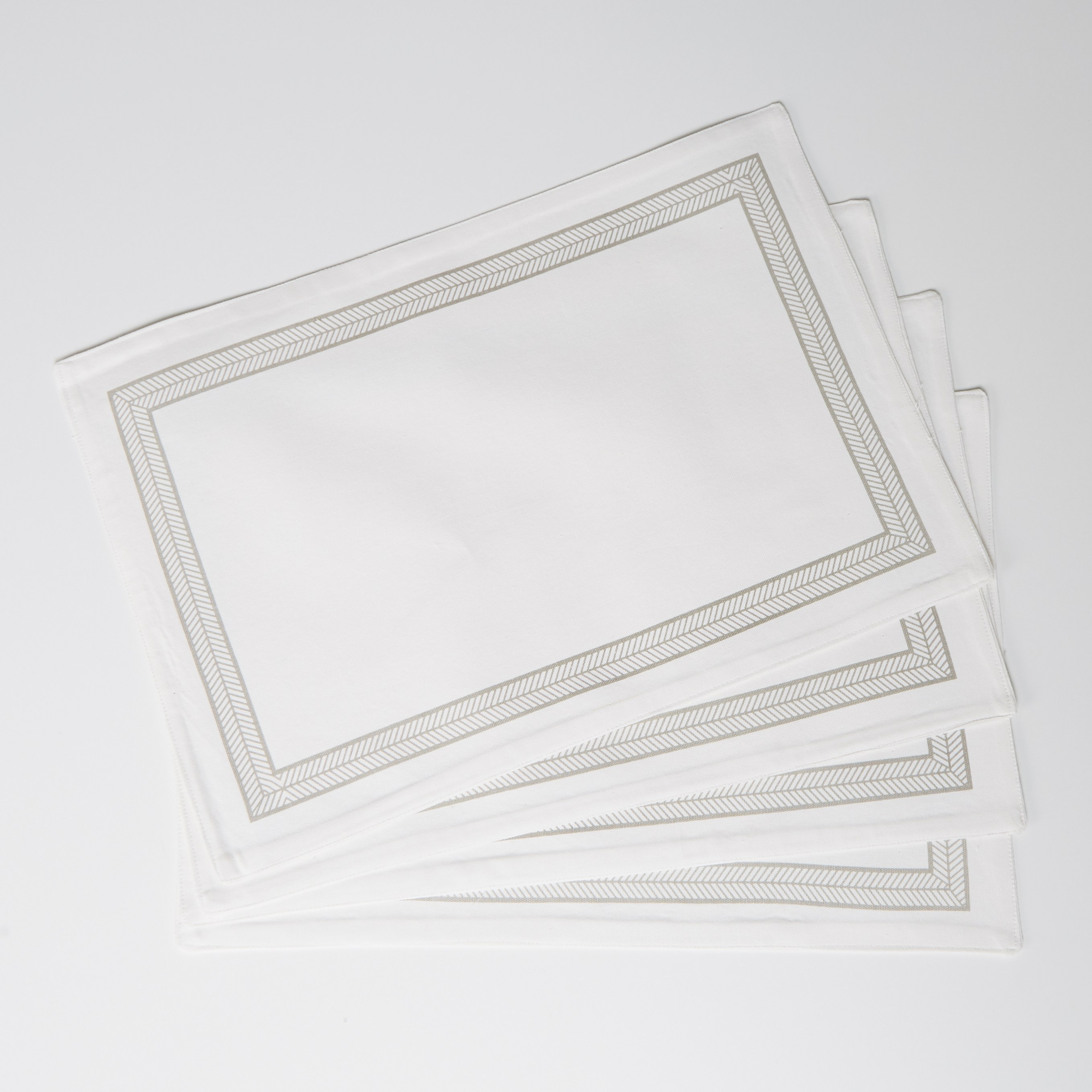Ornate Printed Rectangular Cotton Placemat - Set of 4-household-dining-tablelinen-placemats-image-1