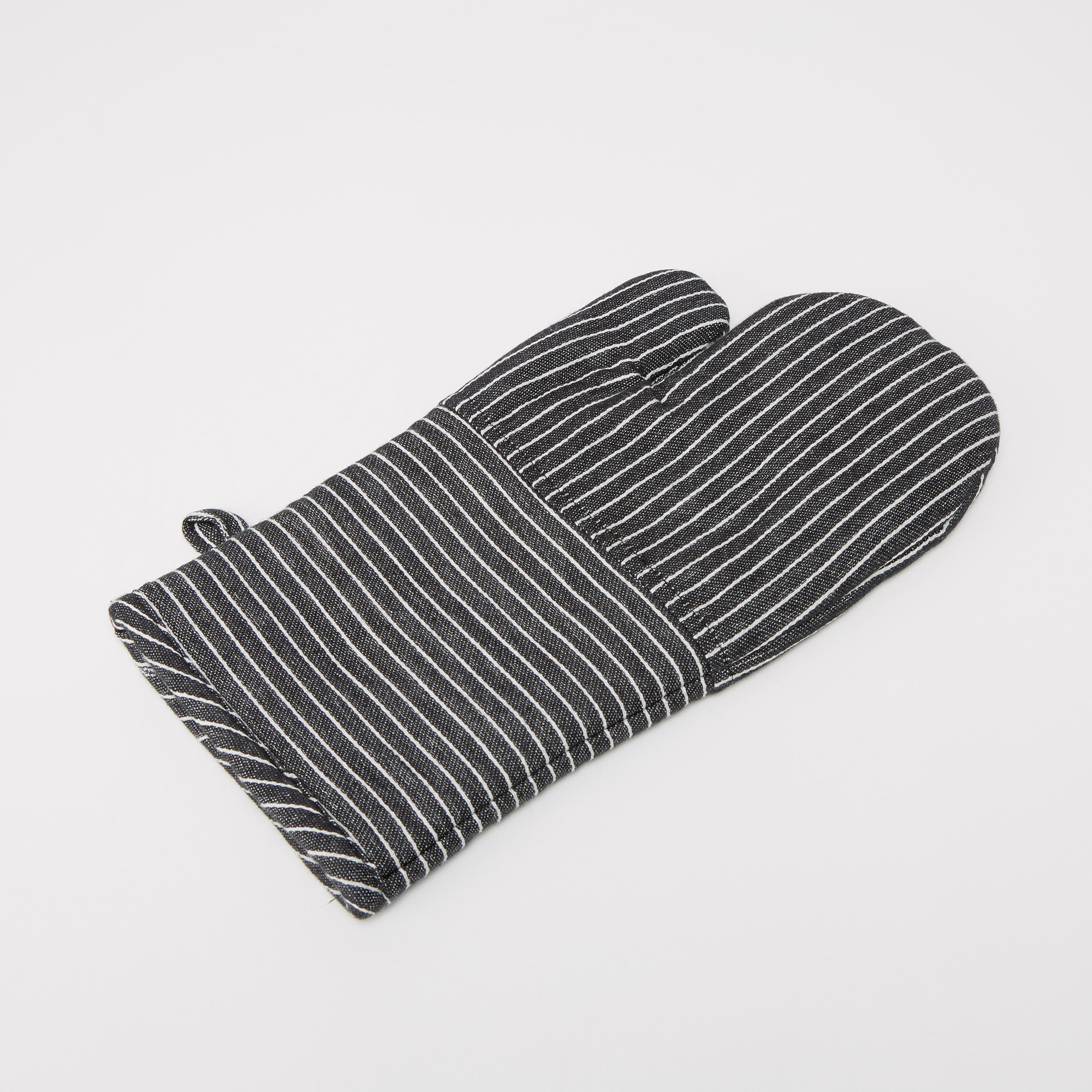 Twill Striped Oven Mitten-household-kitchen-kitchenlinen-apronsmittsandpotholders-image-1