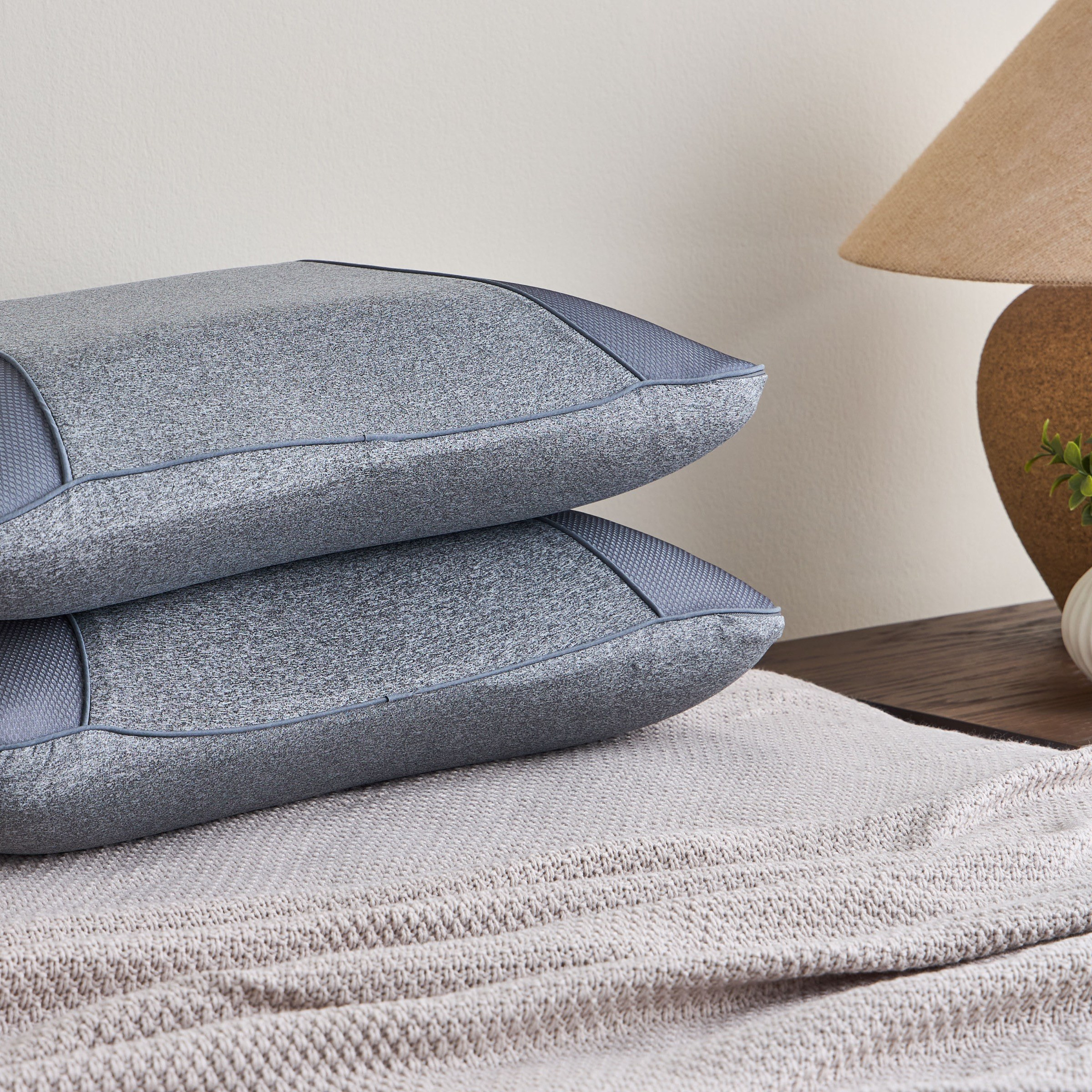 Orthopedic Dual-Position Firm Memory Foam 1-Piece Pillow - 60x40 cm-household-bedding-pillows-image-4