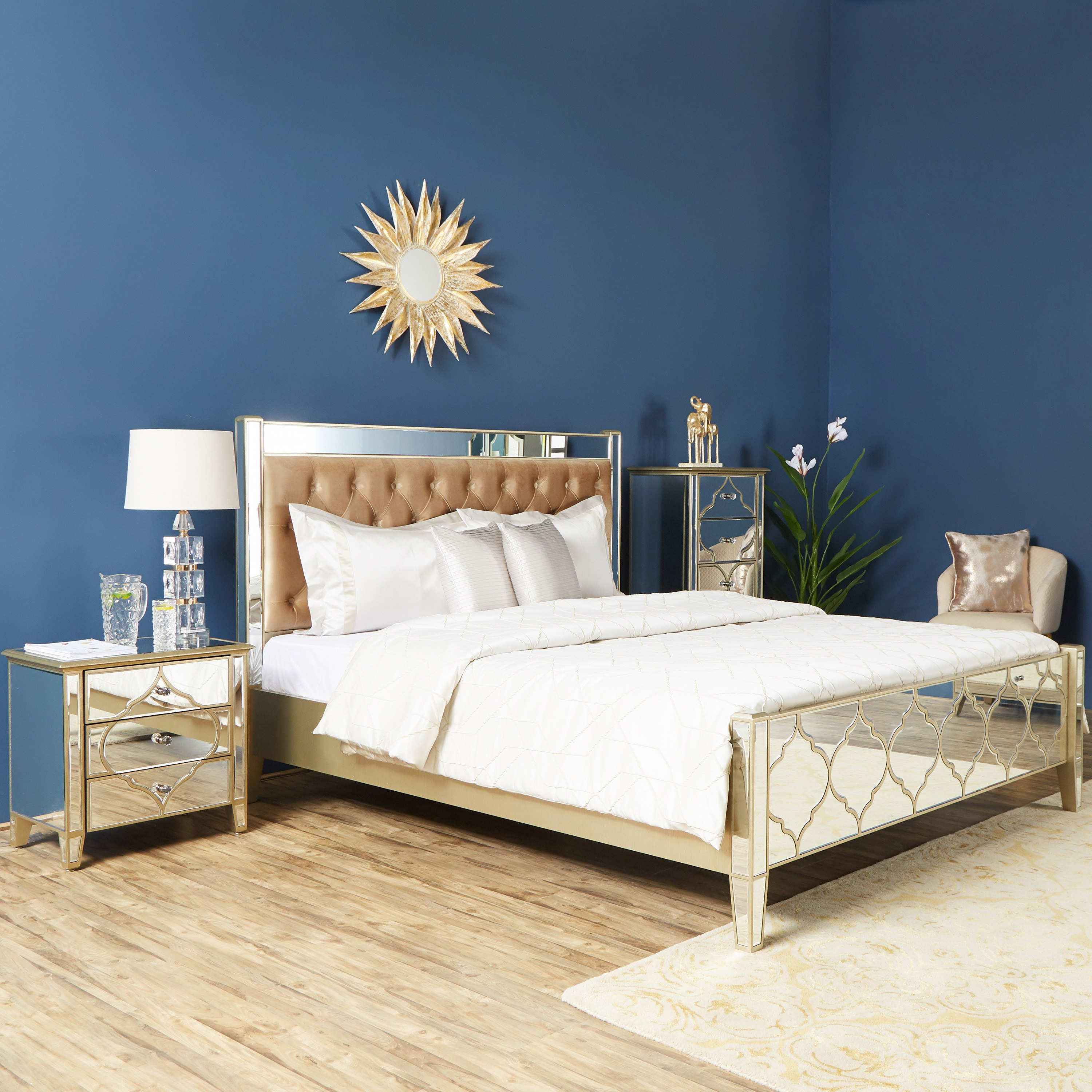 GenX Cotton Jacquard 5-Piece Super King Comforter Set - 250x260 cm-household-bedding-comfortersandbedspreads-comforters-image-2