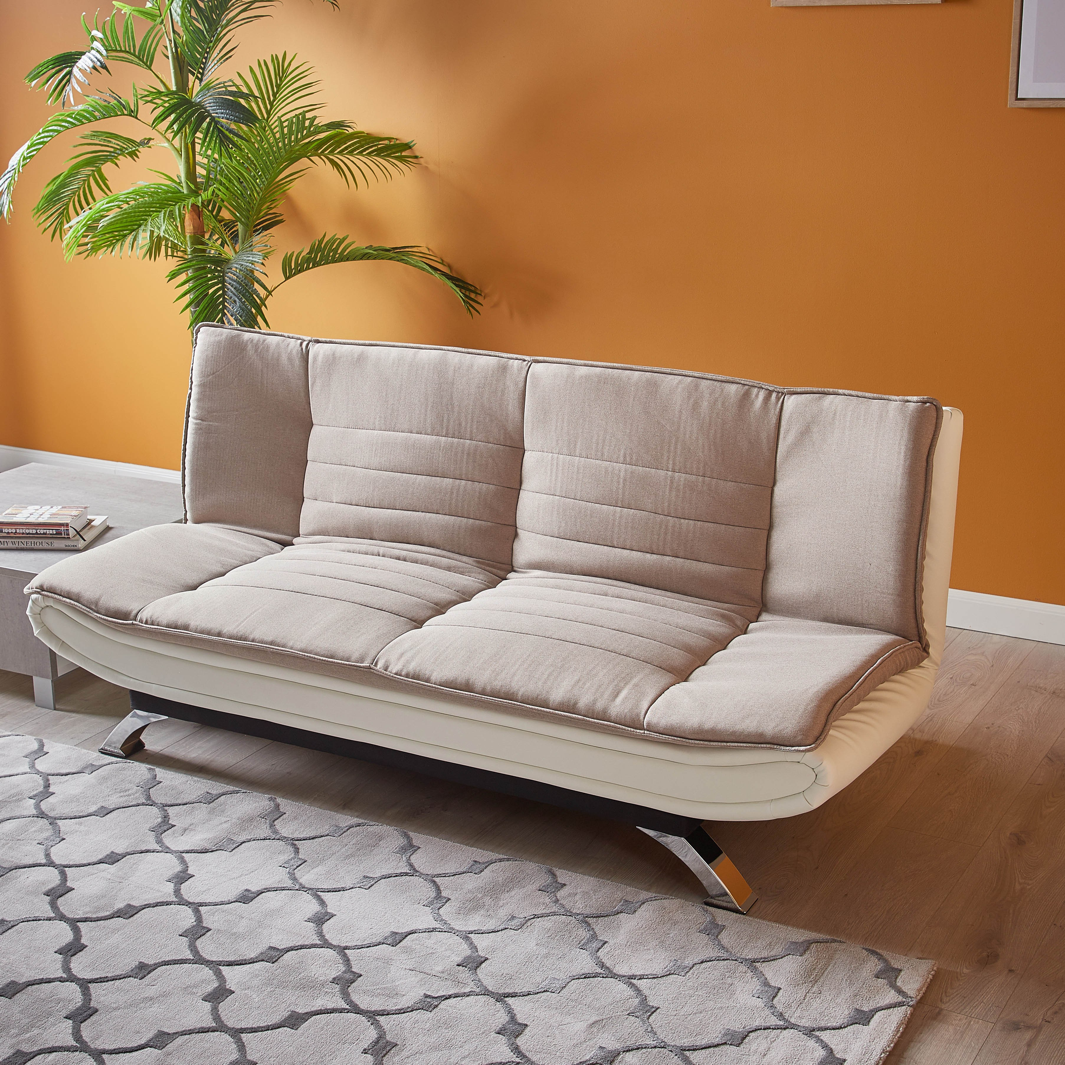 Shop Faith 3Seater Fabric Sofa Bed Online Home centre UAE