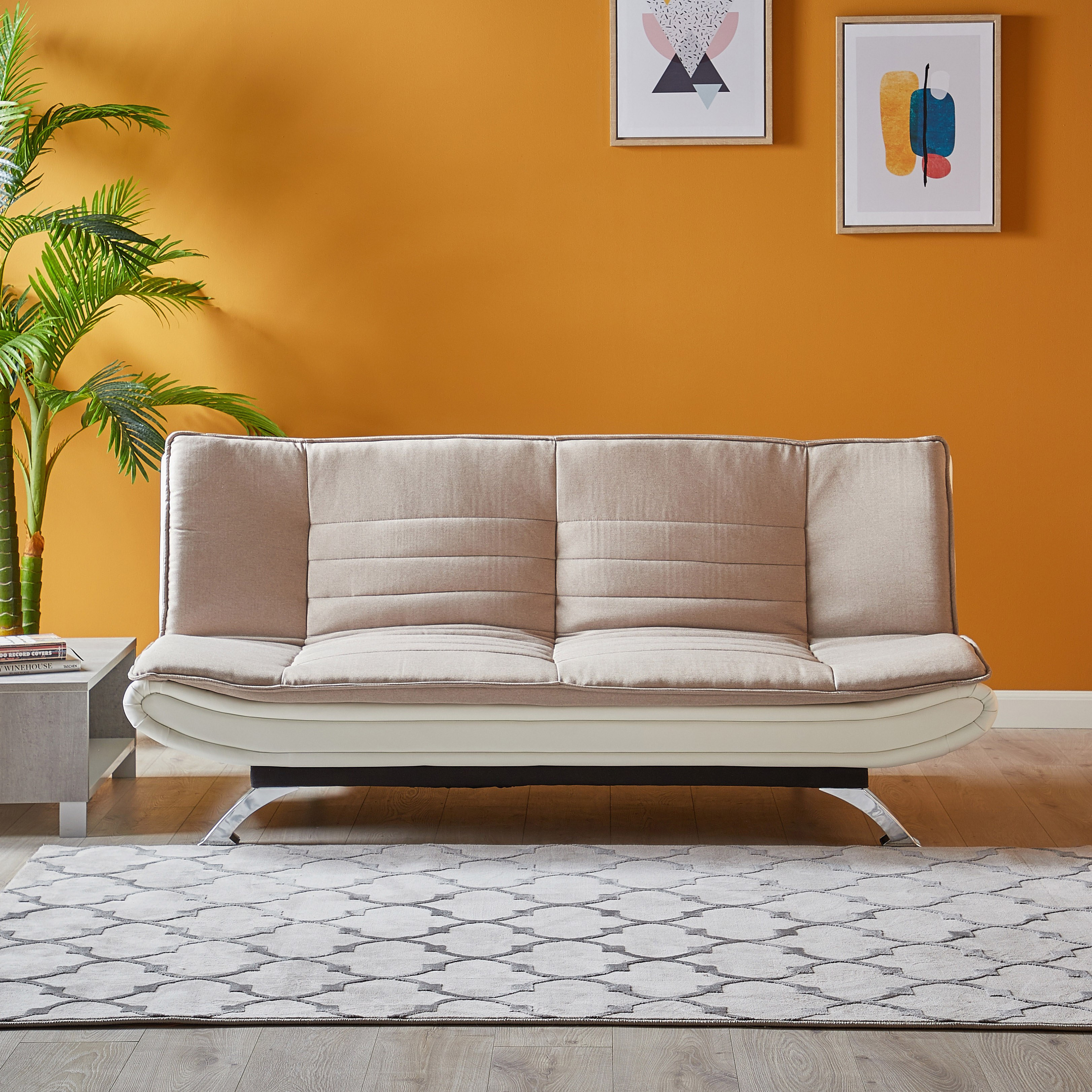 Shop Faith 3Seater Fabric Sofa Bed Online Home centre UAE