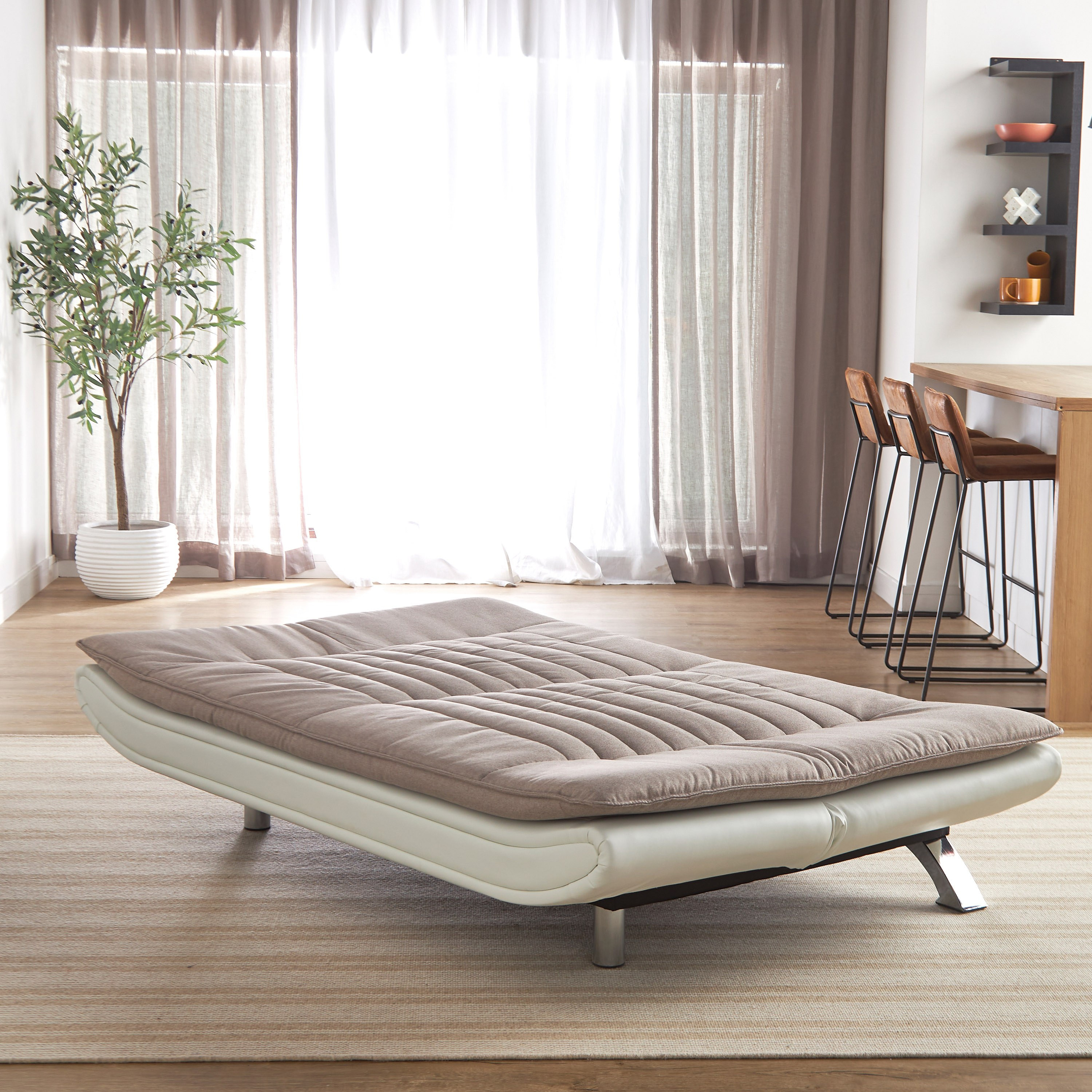 Faith 3 Seater Fabric Sofa Bed