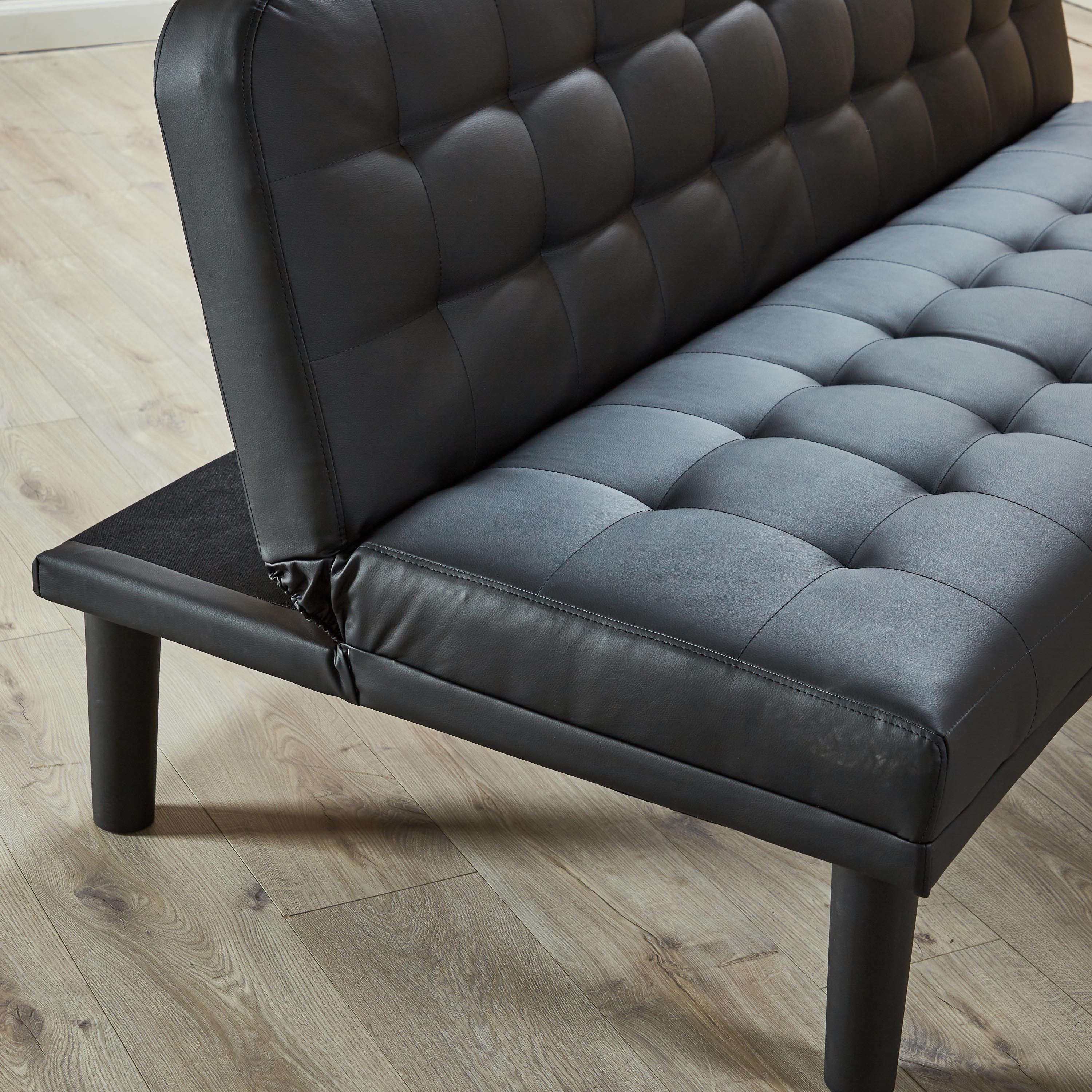 Shop Sandra 3 Seater Faux Leather Sofa Bed Online Home Centre UAE