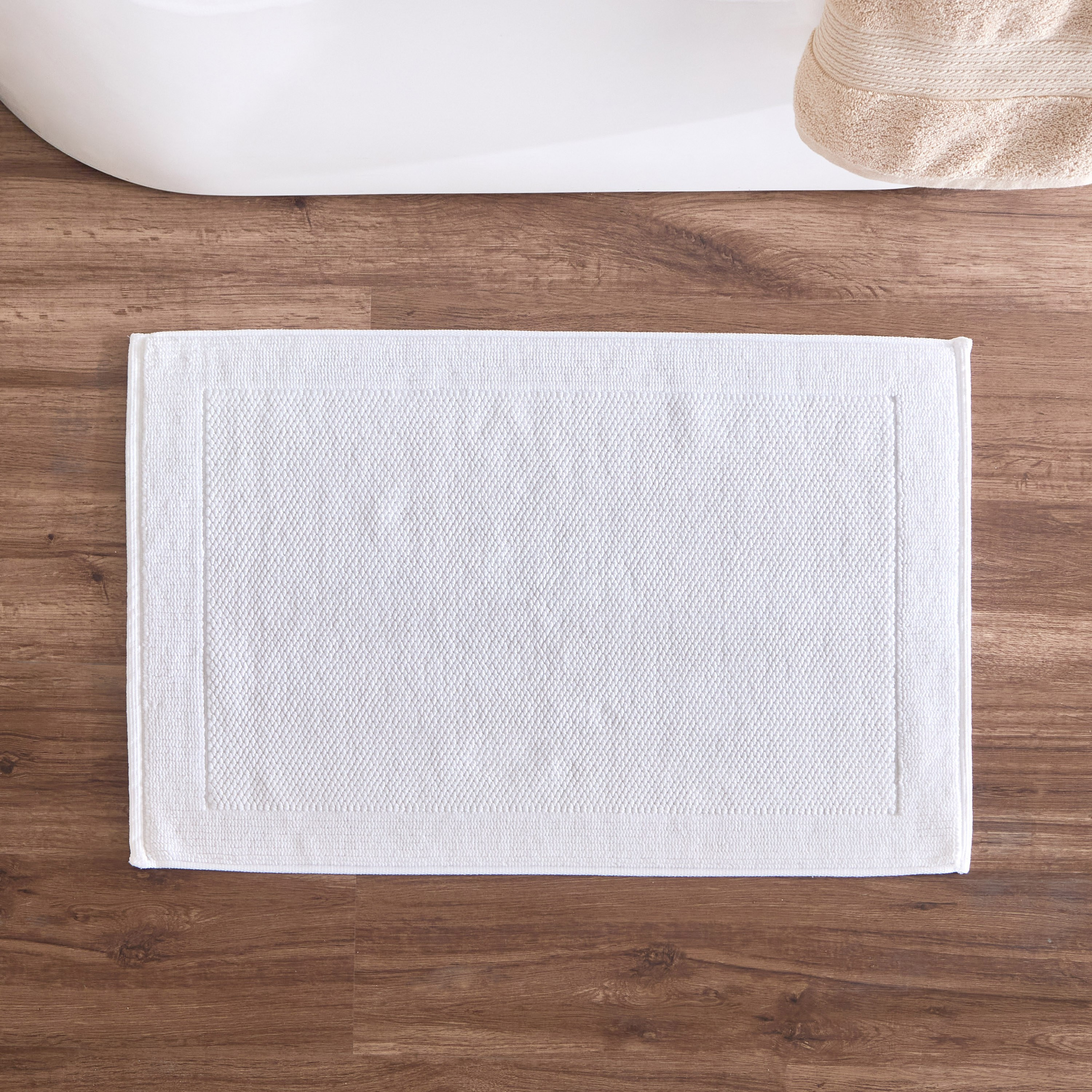 Haven Terry Textured Bath Mat - 50x80 cm-household-bathandlaundry-bathlinen-bathmatsandtubmats-image-1