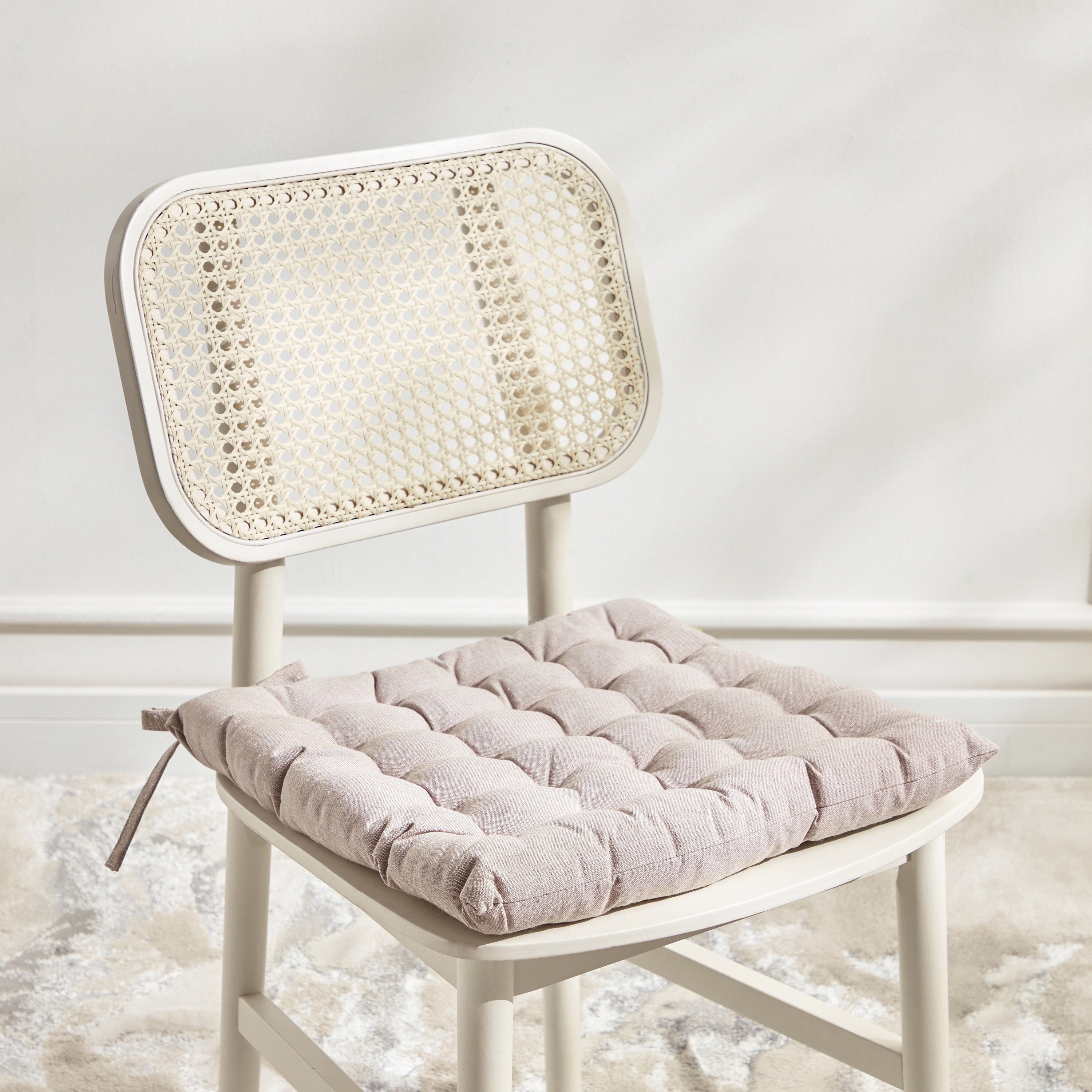 Windsor Tufted Chairpad - 40x40 cms-household-cushionsandthrows-chairpads-image-1