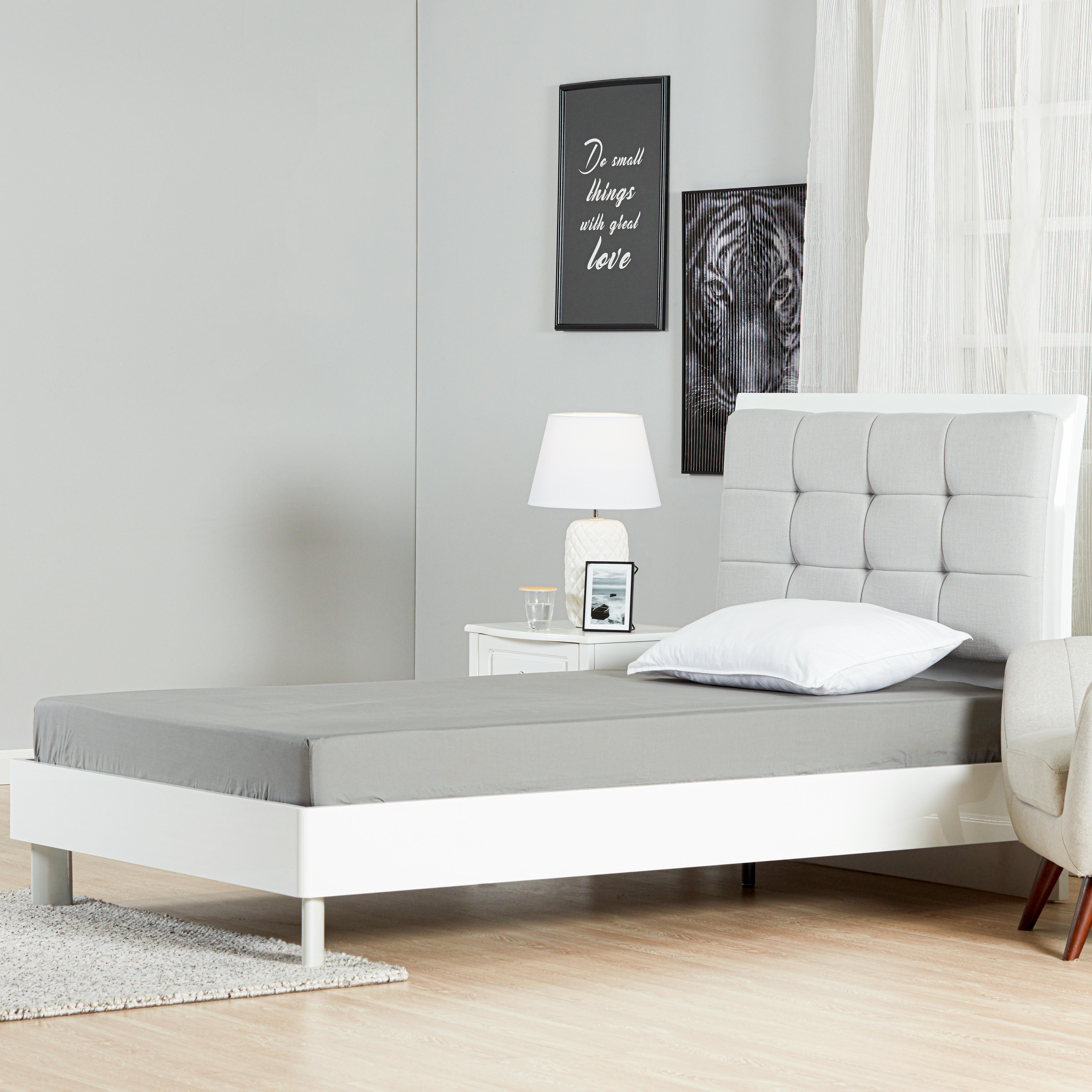 شرشف مطاطي كوين سادة - سيرينتي - 140x240 سم-kids-beddingandwindows-bedding-fittedandflatsheets-image-1
