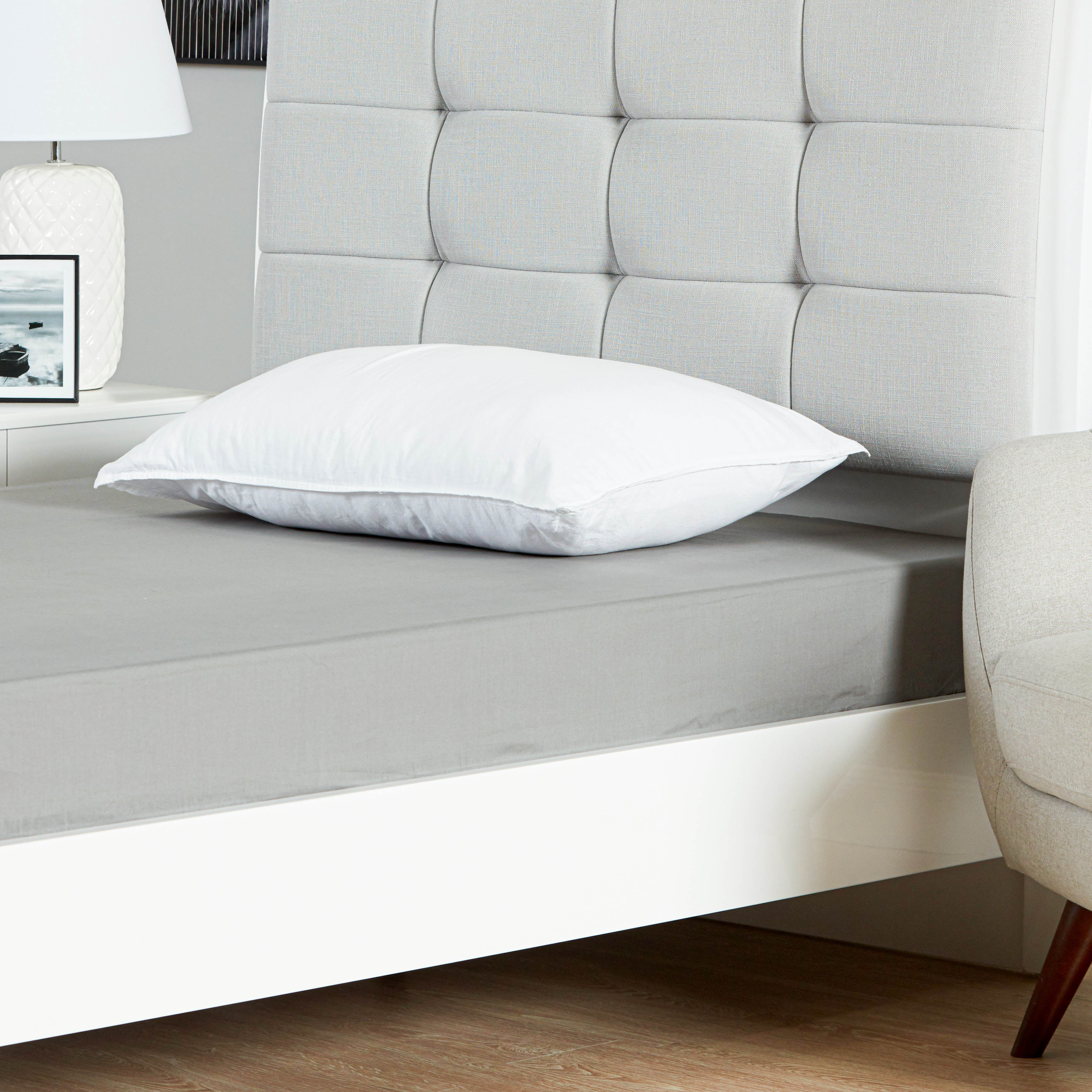 شرشف مطاطي كوين سادة - سيرينتي - 140x240 سم-kids-beddingandwindows-bedding-fittedandflatsheets-image-2