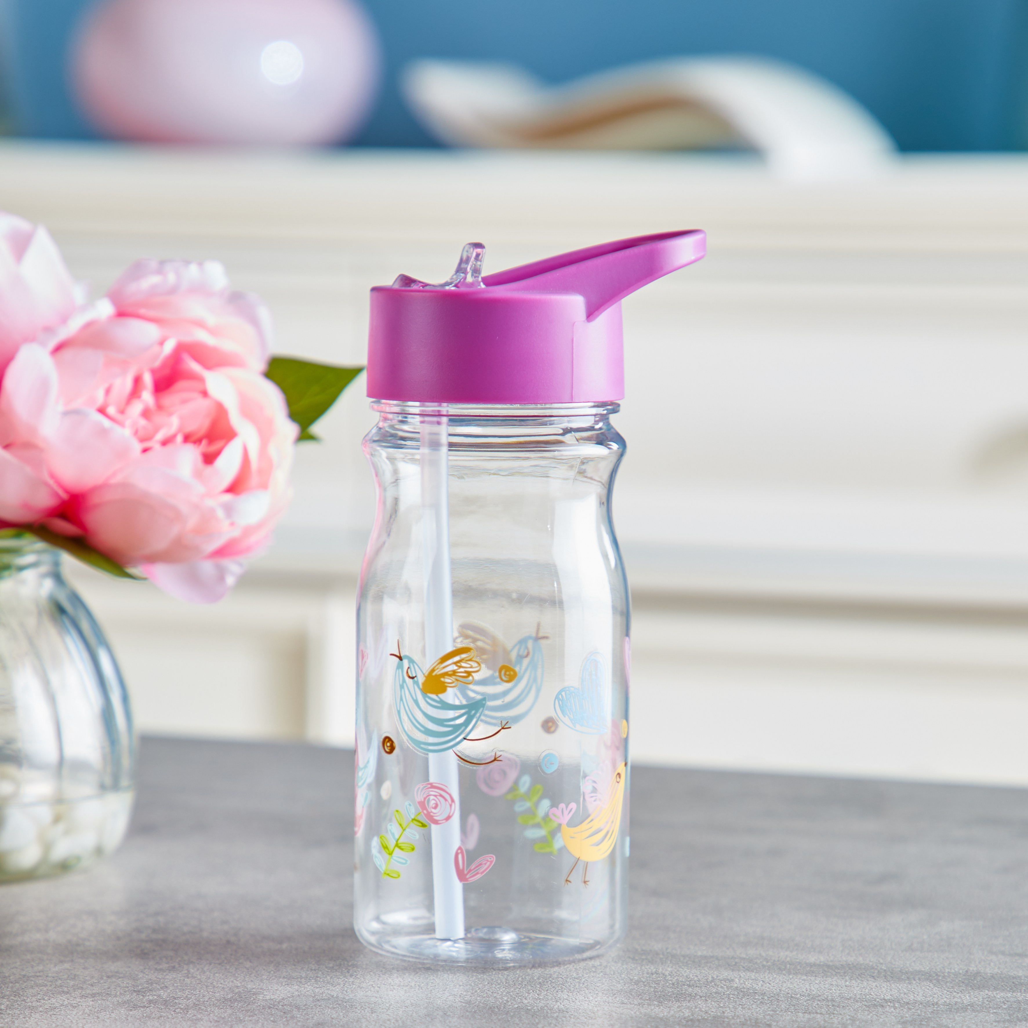 قارورة شرب بطبعات زوي تريتان - 500 مل-babyandkids-eatanddrink-waterbottles-image-1