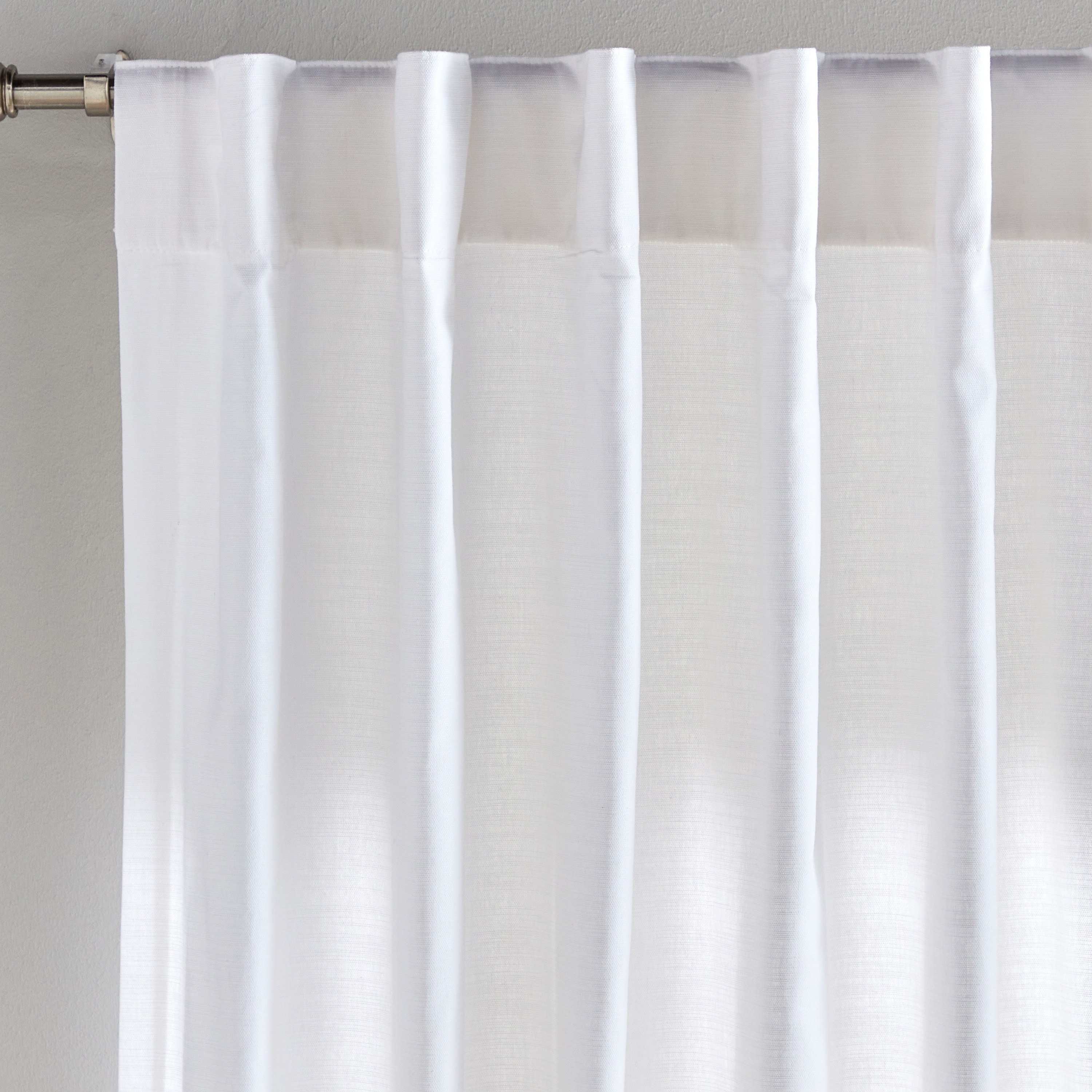 Lola 2-Piece Slub Curtain Set - 137x240 cm-household-windows-curtains-image-2
