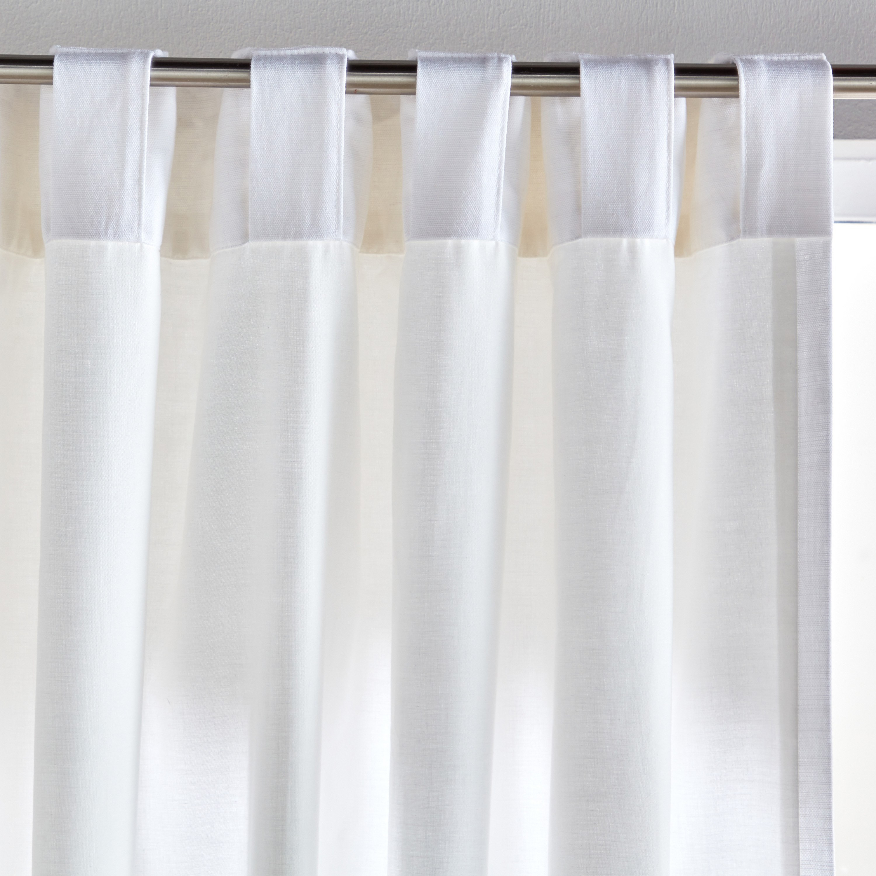 Lola 2-Piece Slub Curtain Set - 137x240 cm-household-windows-curtains-image-4