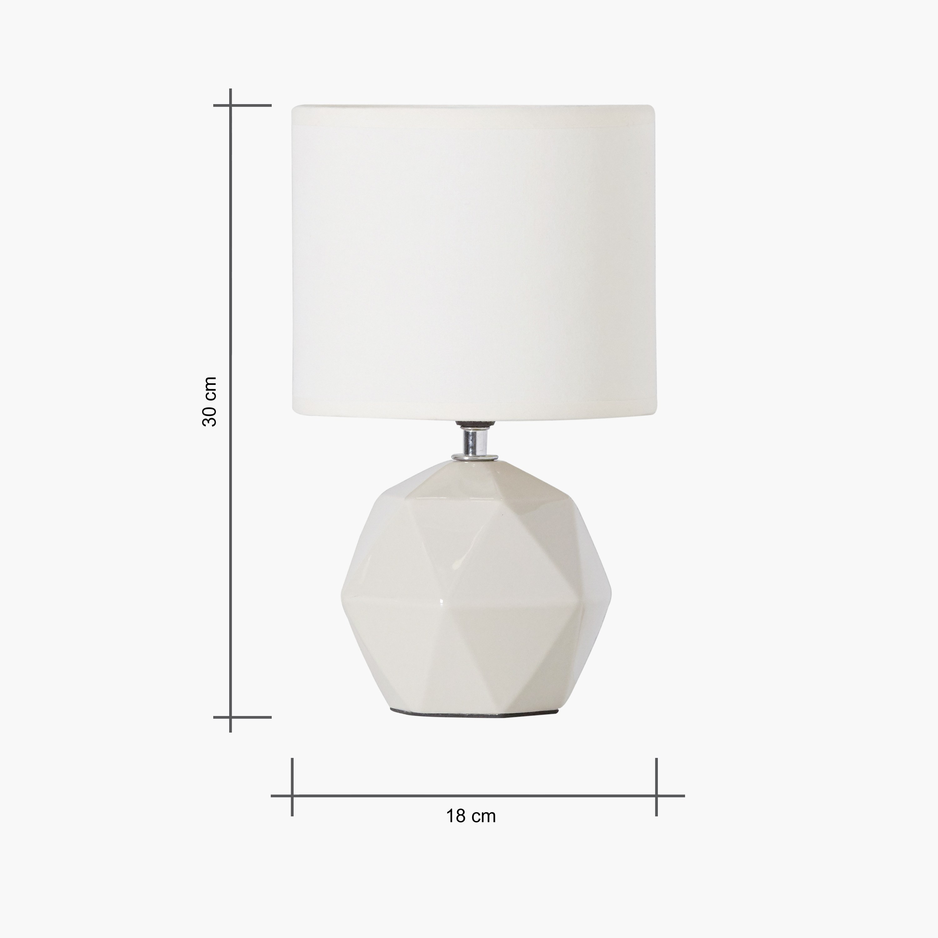 Soshank Ceramic Table Lamp - 30 cm-household-lighting-tableanddesklamps-image-4
