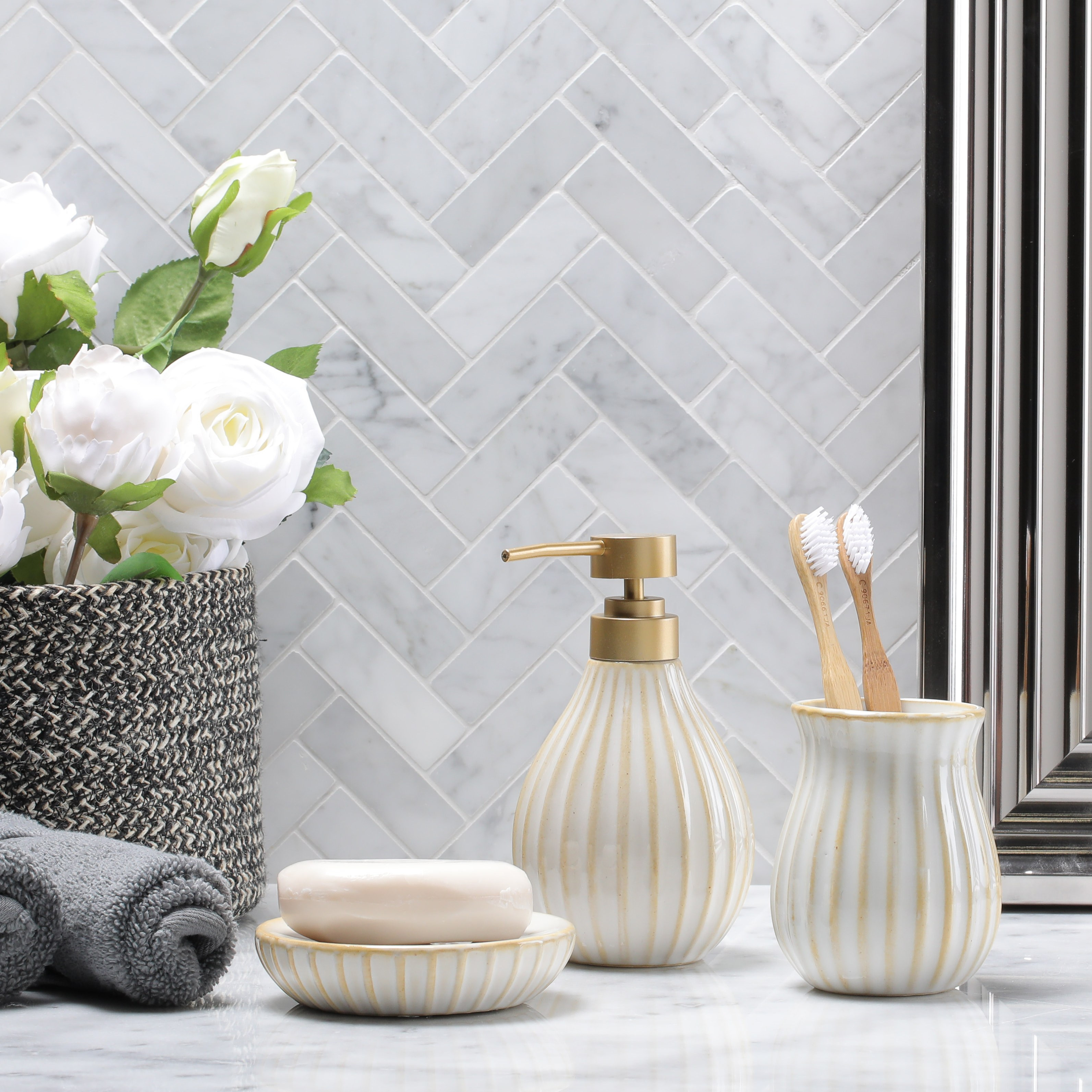 طقم إكسسوارات حمام 3 قطع - كارتاج-household-bathandlaundry-bathaccessories-bathaccessorysets-image-5