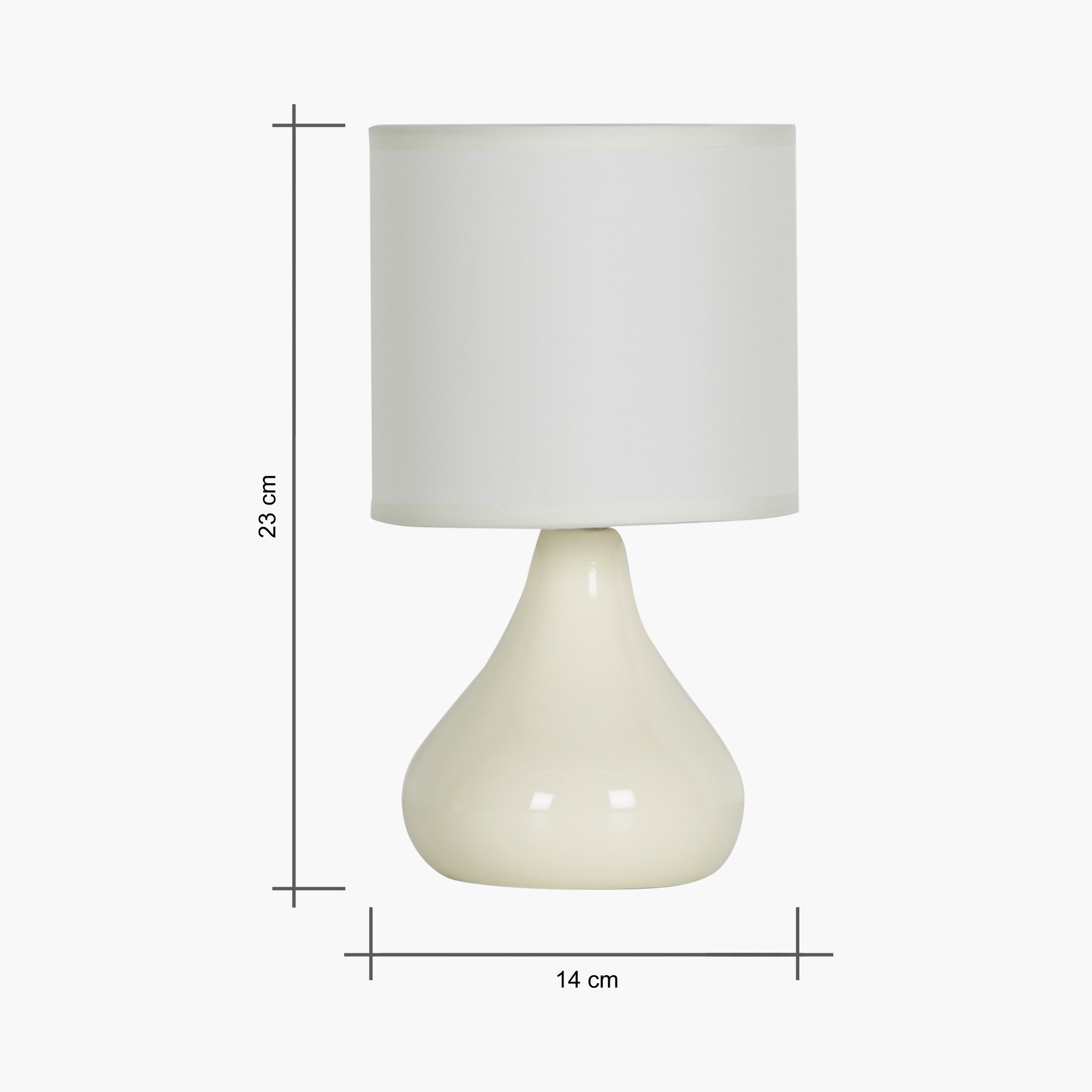 Corinth Ceramic Table Lamp - 25 cm-household-lighting-tableanddesklamps-image-4