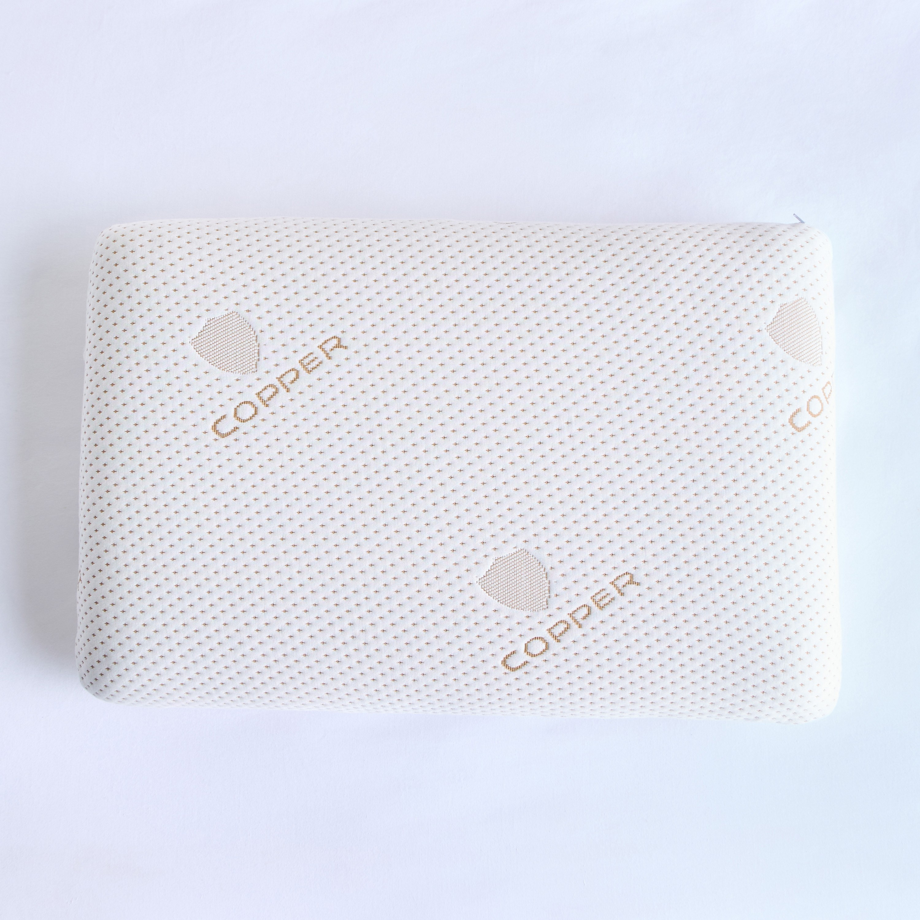 Copper Infused Firm Memory Foam 1-Piece Pillow - 45x70 cm-household-bedding-pillows-image-6