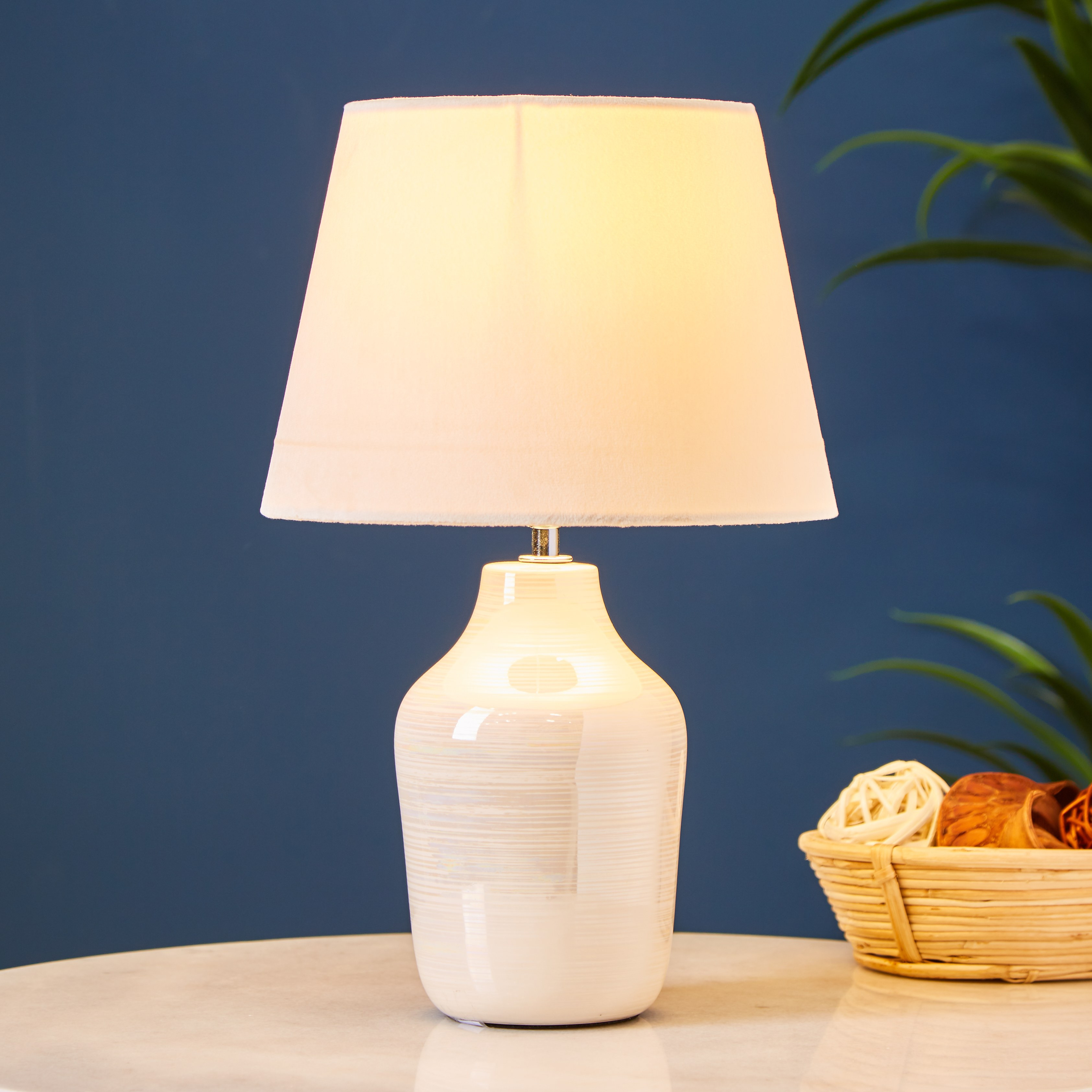 Dayton Ceramic Table Lamp - 40 cms-household-lighting-tableanddesklamps-image-1