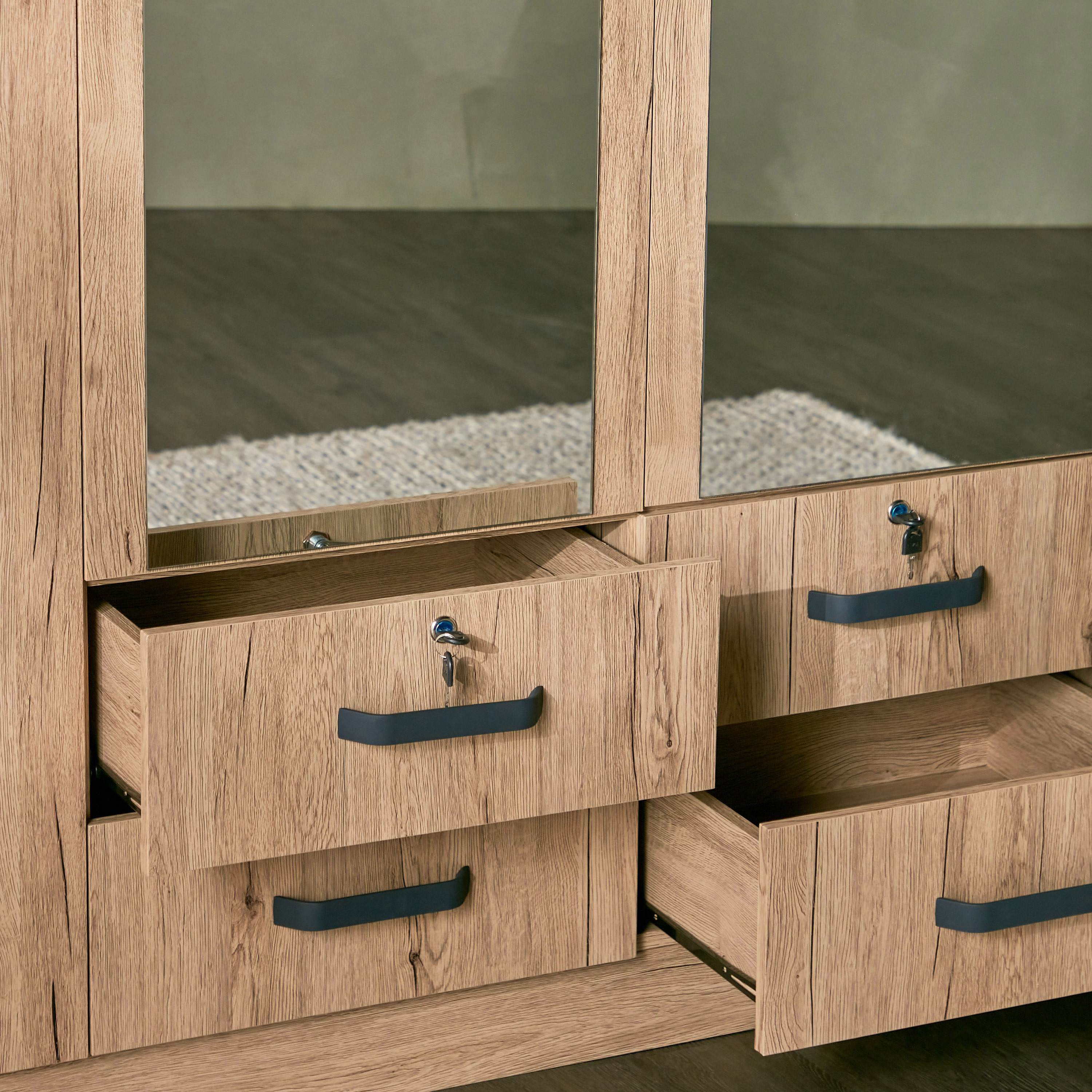 Medley 4-Door Wardrobe with Drawers-furniture-bedroom-wardrobes-image-5
