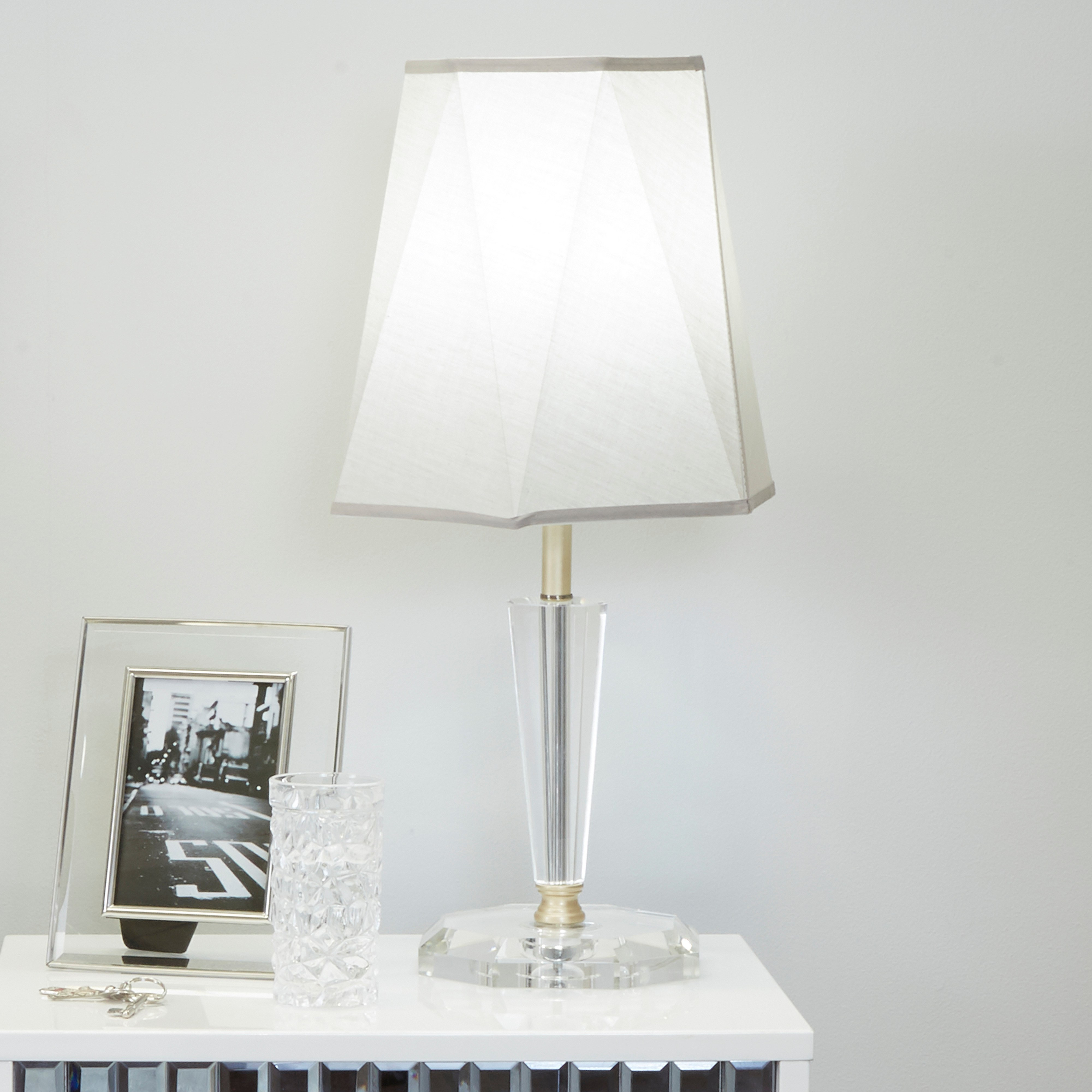 Wilmette Crystal Table Lamp - 58 cms-household-lighting-tableanddesklamps-image-1