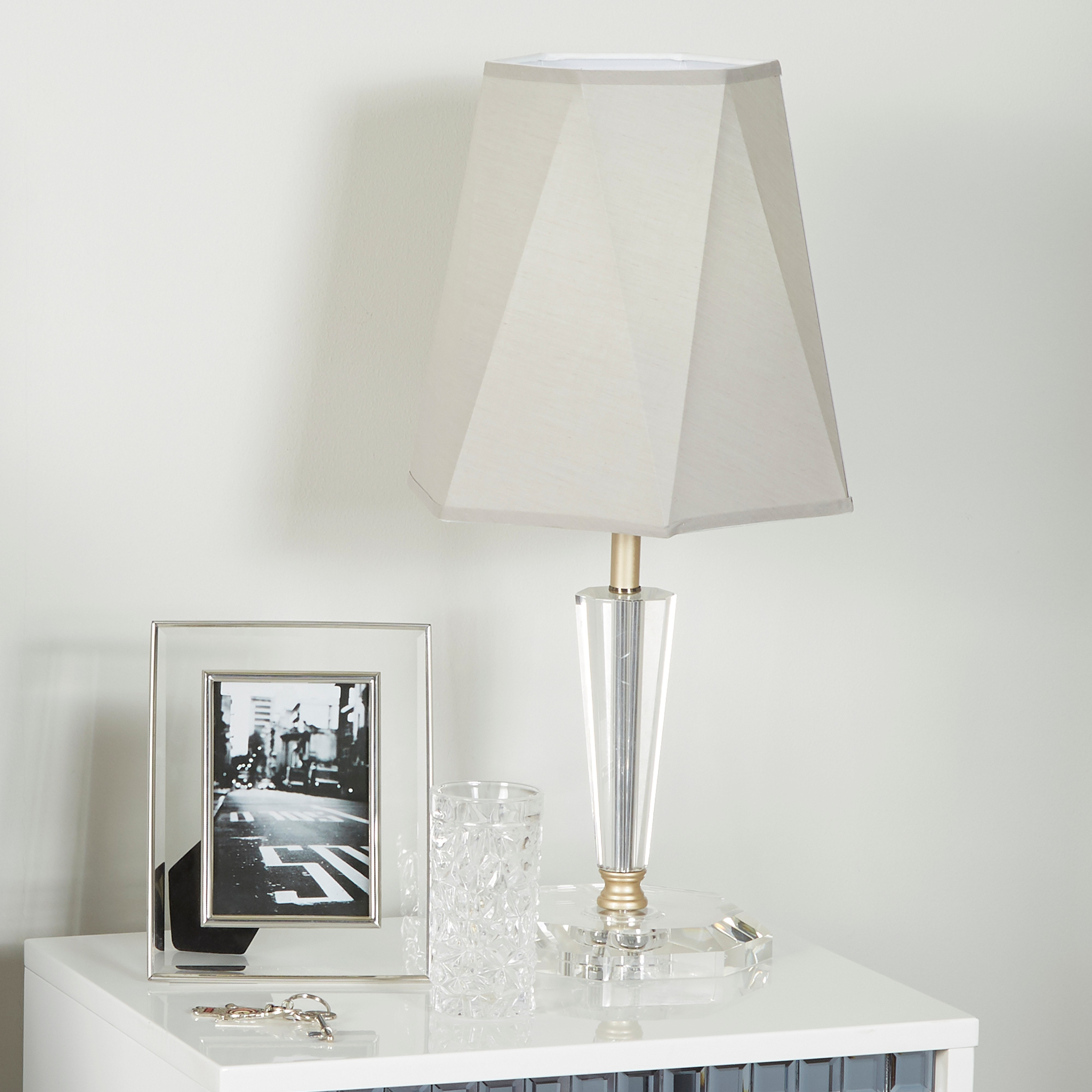 Wilmette Crystal Table Lamp - 58 cms-household-lighting-tableanddesklamps-image-2