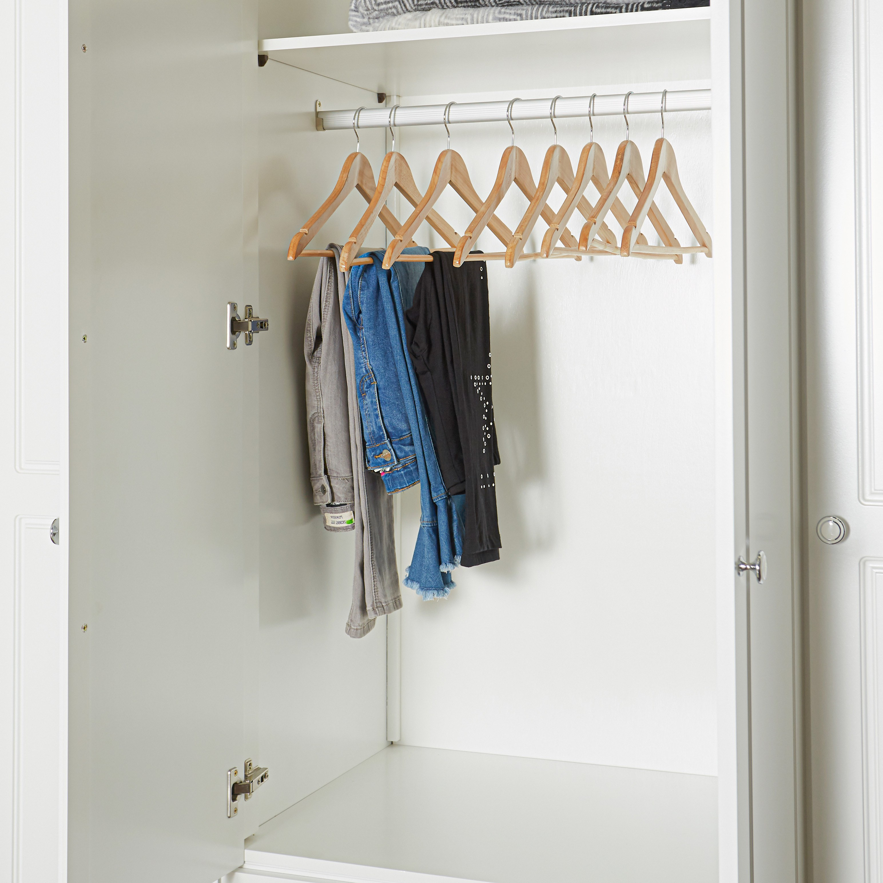 Lotus Wooden Hanger - Set of 8-household-storage-closetstorage-hangers-image-4