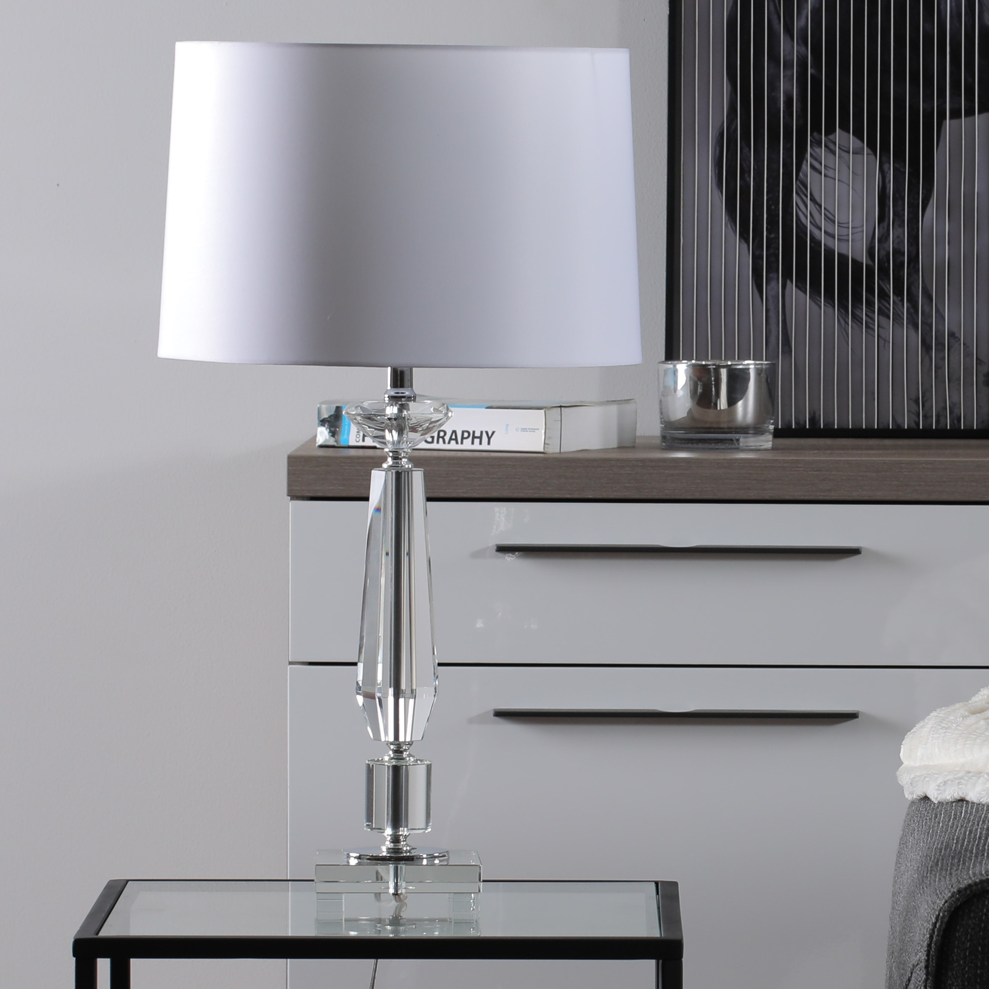 Turlock Crystal Table Lamp - 64 cm-household-lighting-tableanddesklamps-image-2