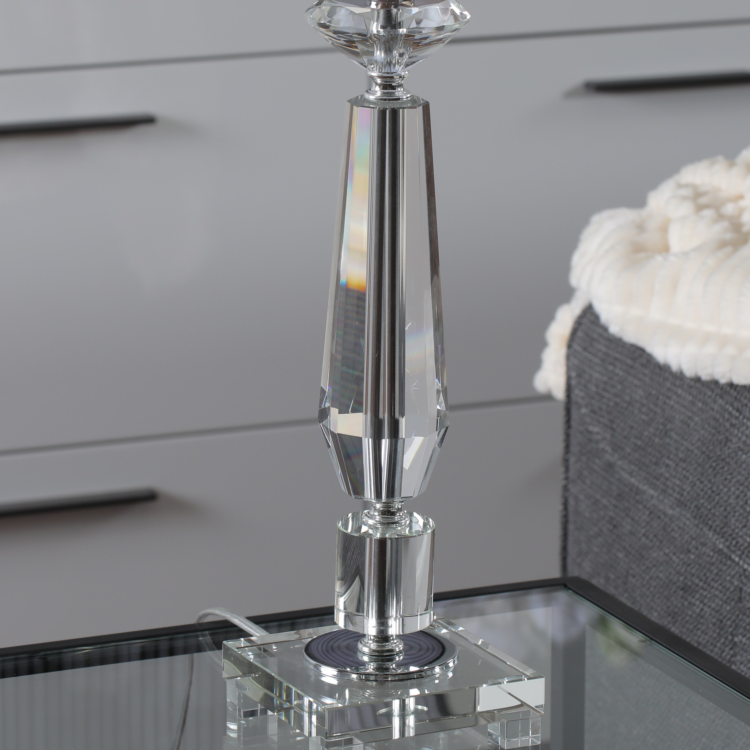 Turlock Crystal Table Lamp - 64 cm-household-lighting-tableanddesklamps-image-3