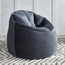 Velvet Textured Bean Bag Chair-furniture-sofaandseating-ottomansbeanbagsandpoufs-image-2