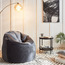 Velvet Textured Bean Bag Chair-furniture-sofaandseating-ottomansbeanbagsandpoufs-image-4